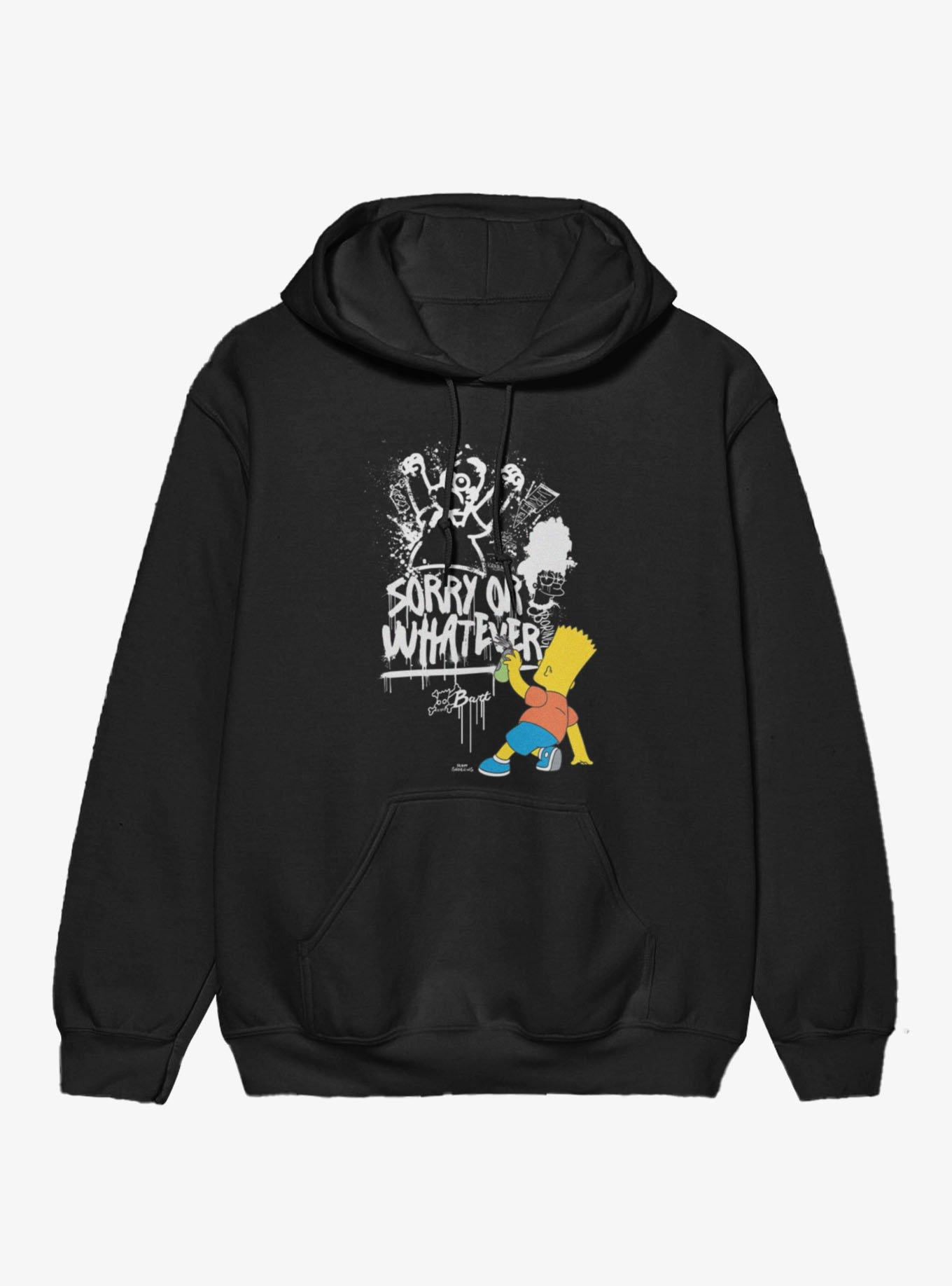 The Simpsons Sorry Or Whatever Spray Family Hoodie