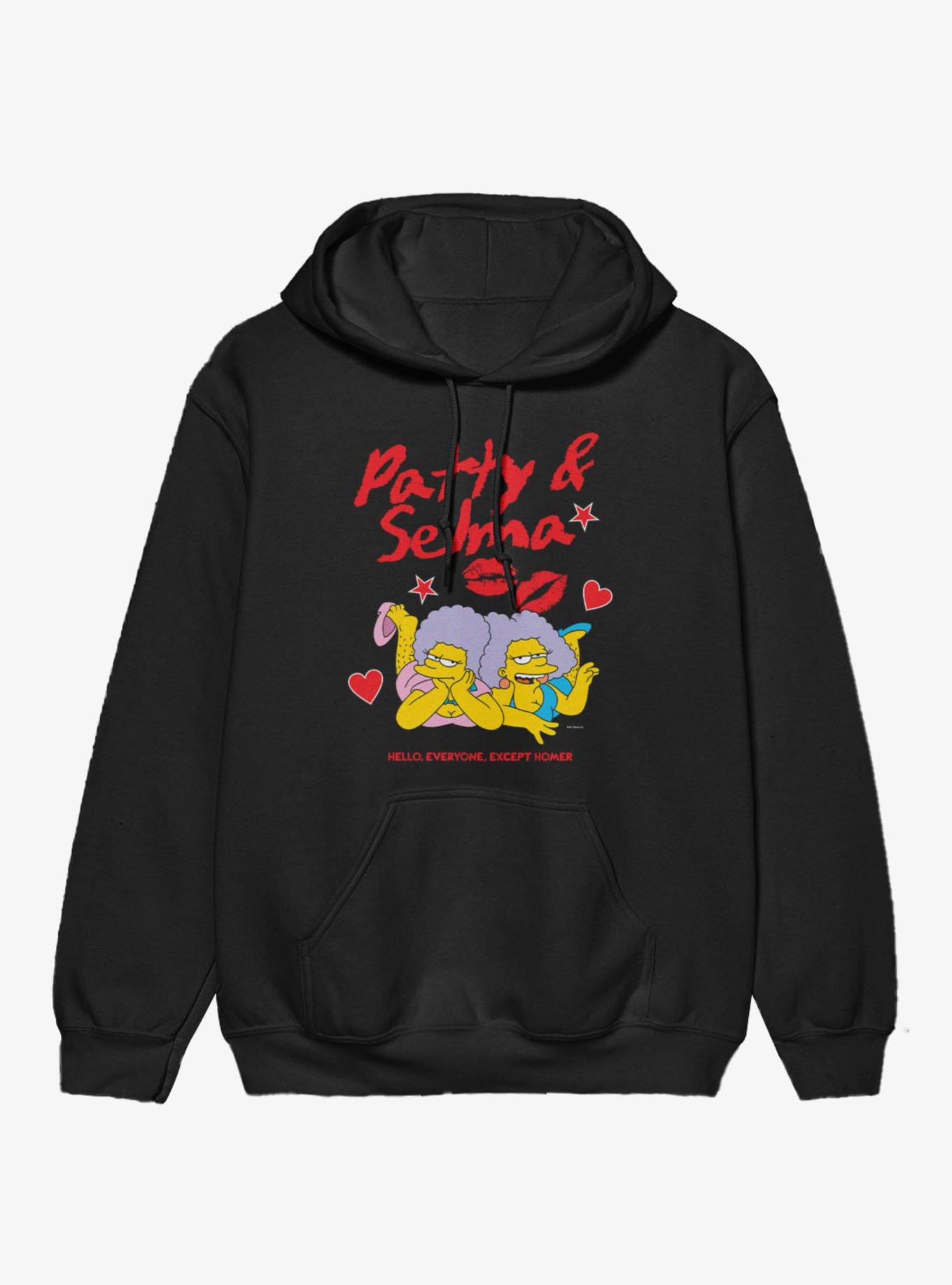 The Simpsons Patty Selma Kiss Love Except Homer Hoodie