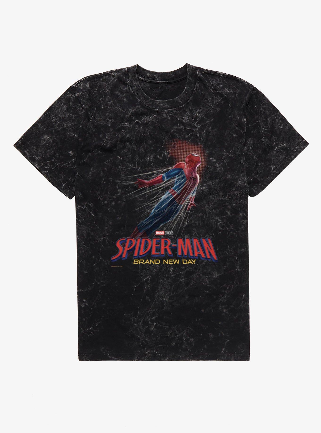 Marvel Spider-Man Brand New Day Web Breakthrough Mineral Wash T-Shirt