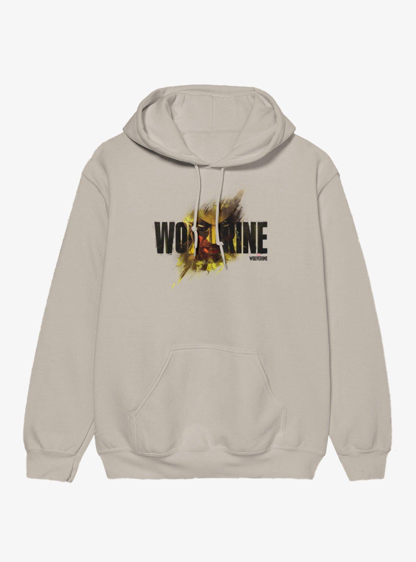 Marvel Wolverine Face Title Hoodie