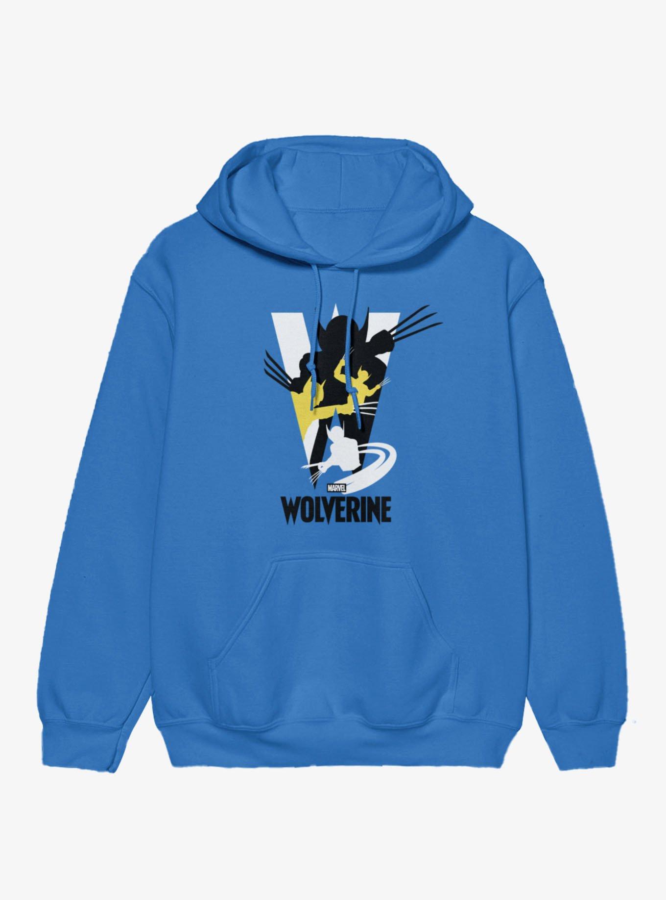 Marvel Wolverine Big W Slash Collage Hoodie