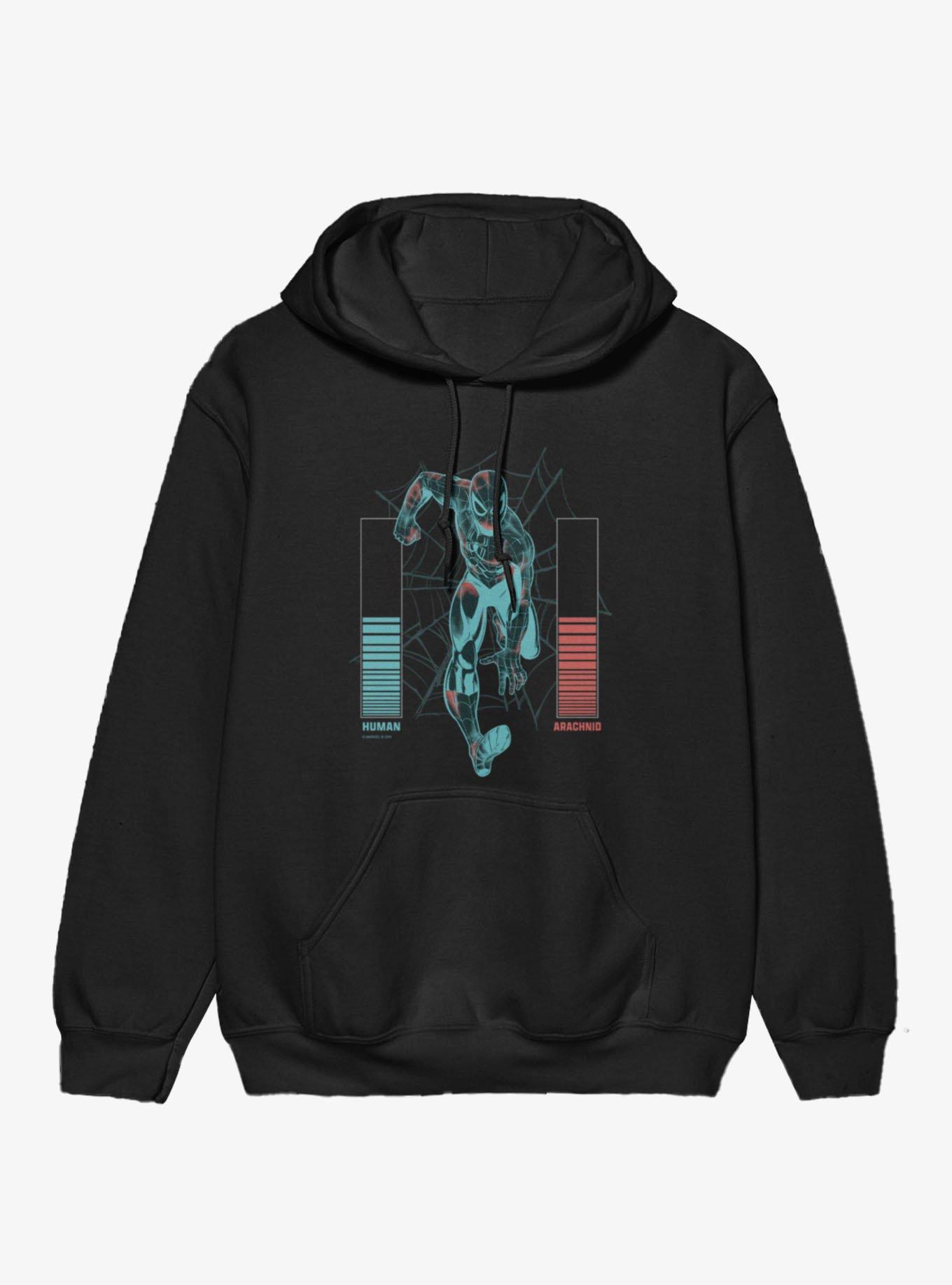 Marvel Spider-Man Brand New Day Human And Arachnid Levels Hoodie
