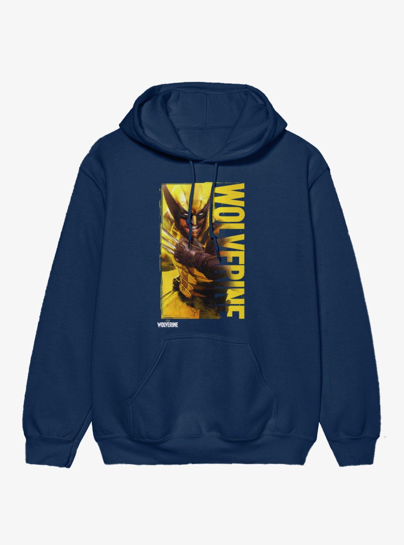 Marvel Wolverine Vertical Title Hoodie