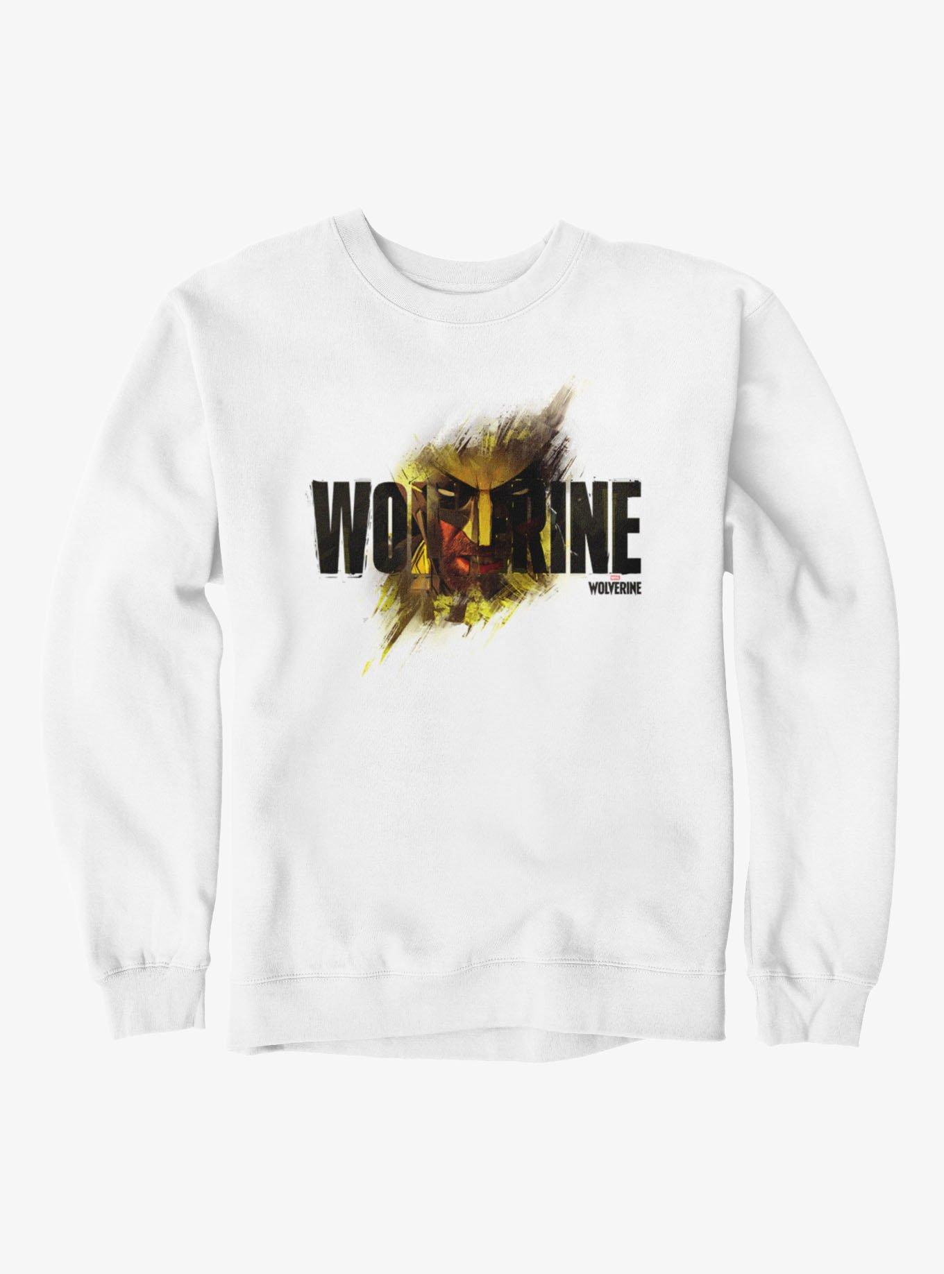 Marvel Wolverine Face Title Sweatshirt