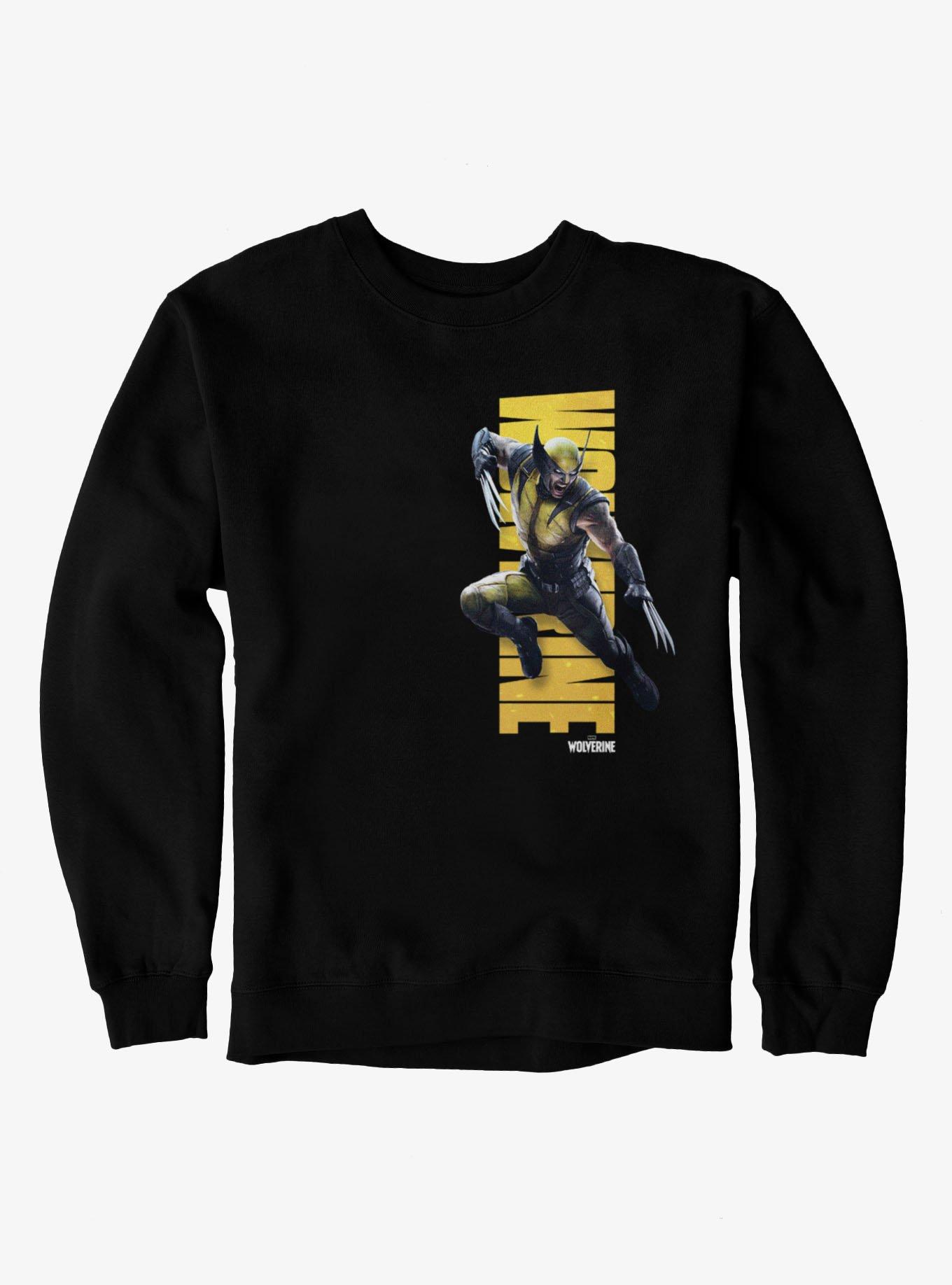 Marvel Wolverine Leaping Pose Sweatshirt, , hi-res view 1
