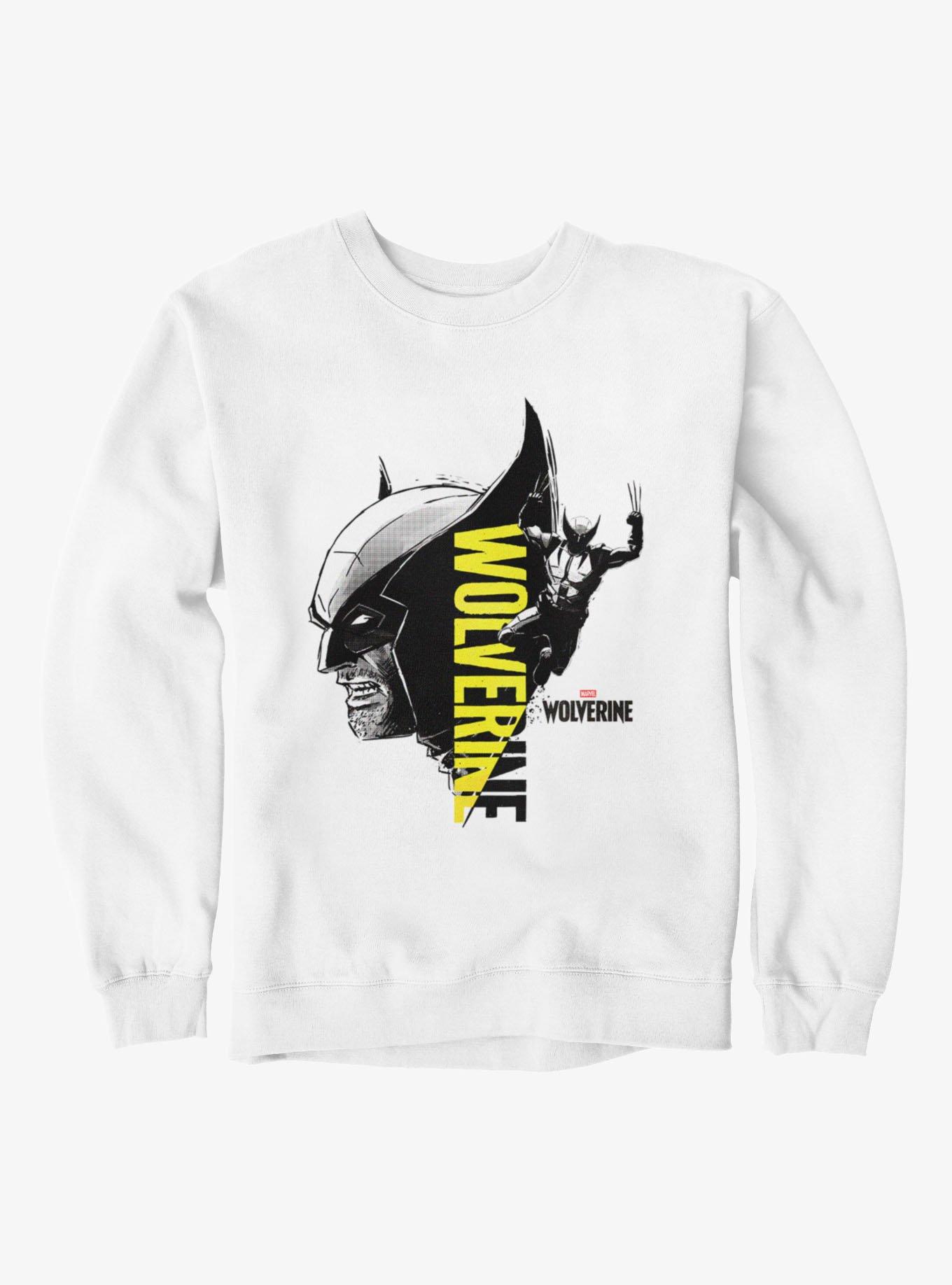 Marvel Wolverine Silhouette With Name Pop Sweatshirt