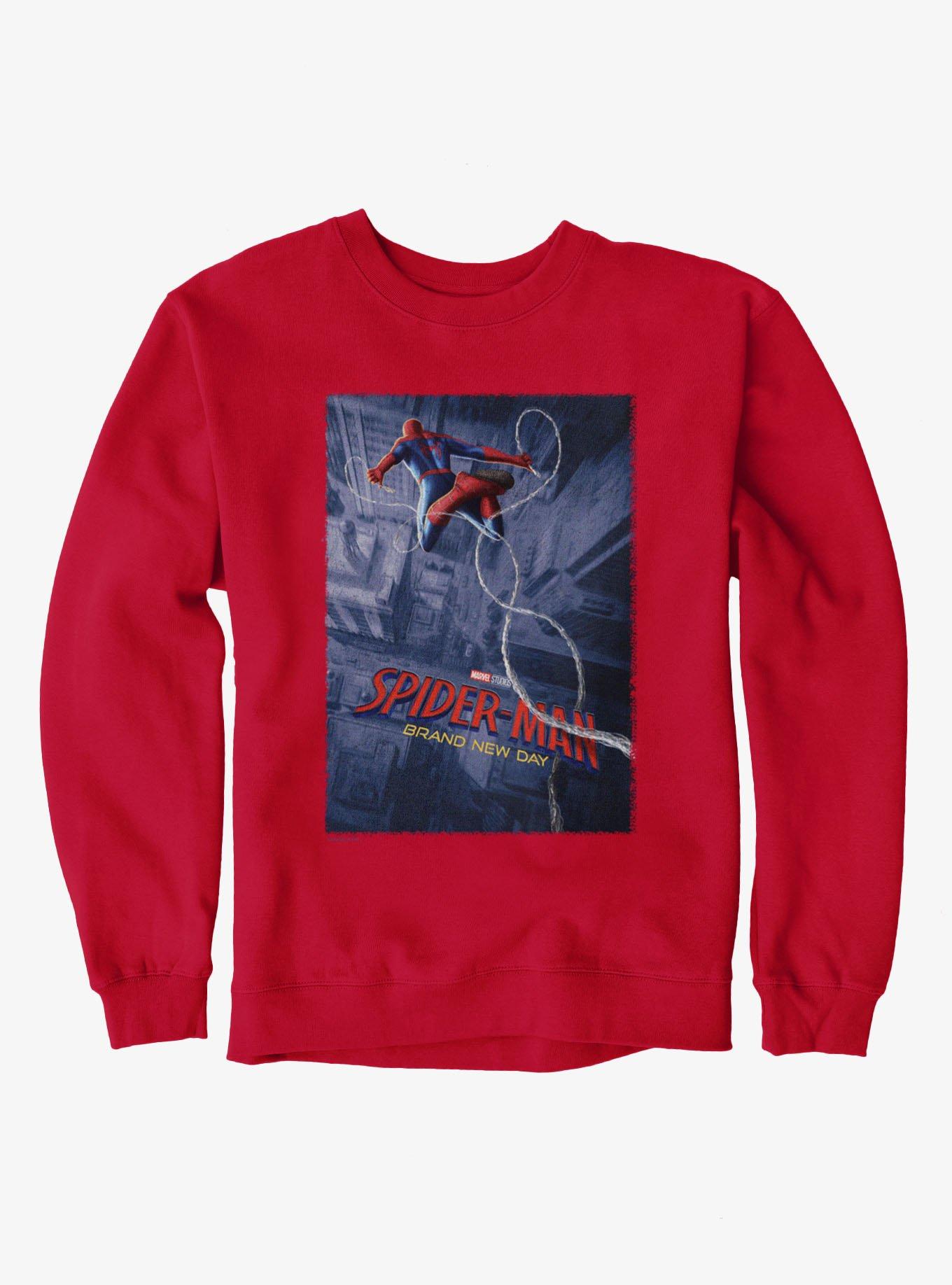 Marvel Spider-Man Brand New Day Rooftop Leap Posters Sweatshirt