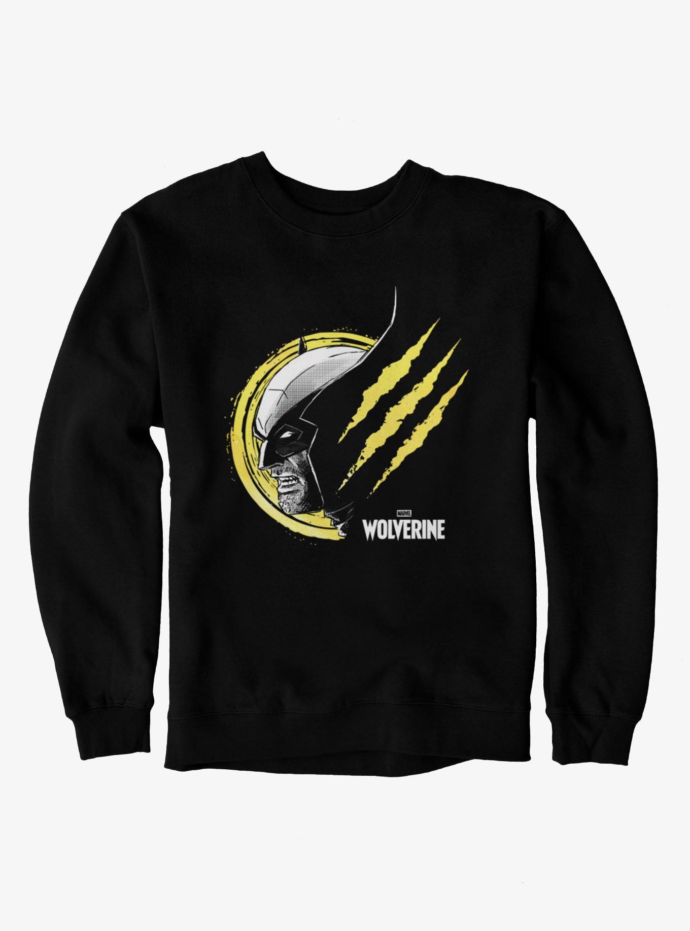Marvel Wolverine Side Slash Profile Sweatshirt