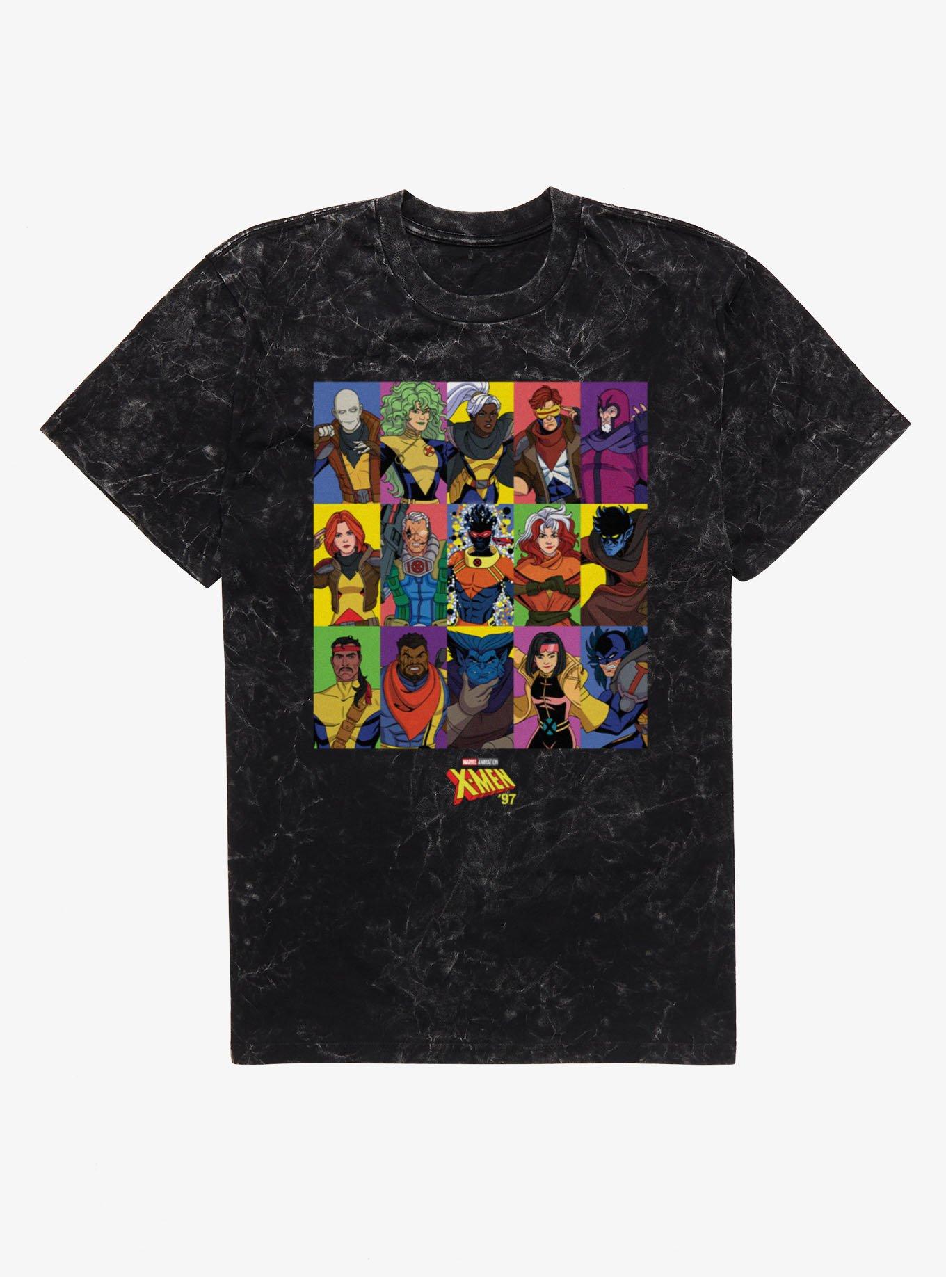 Marvel X-Men '97 Season 2 Poster Mineral Wash T-Shirt