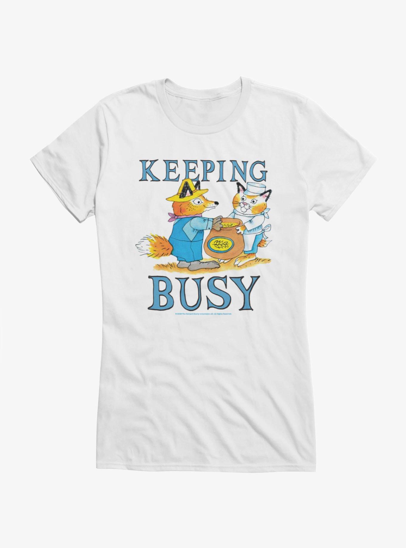 Richard Scarry's Keeping Busy Girls T-Shirt