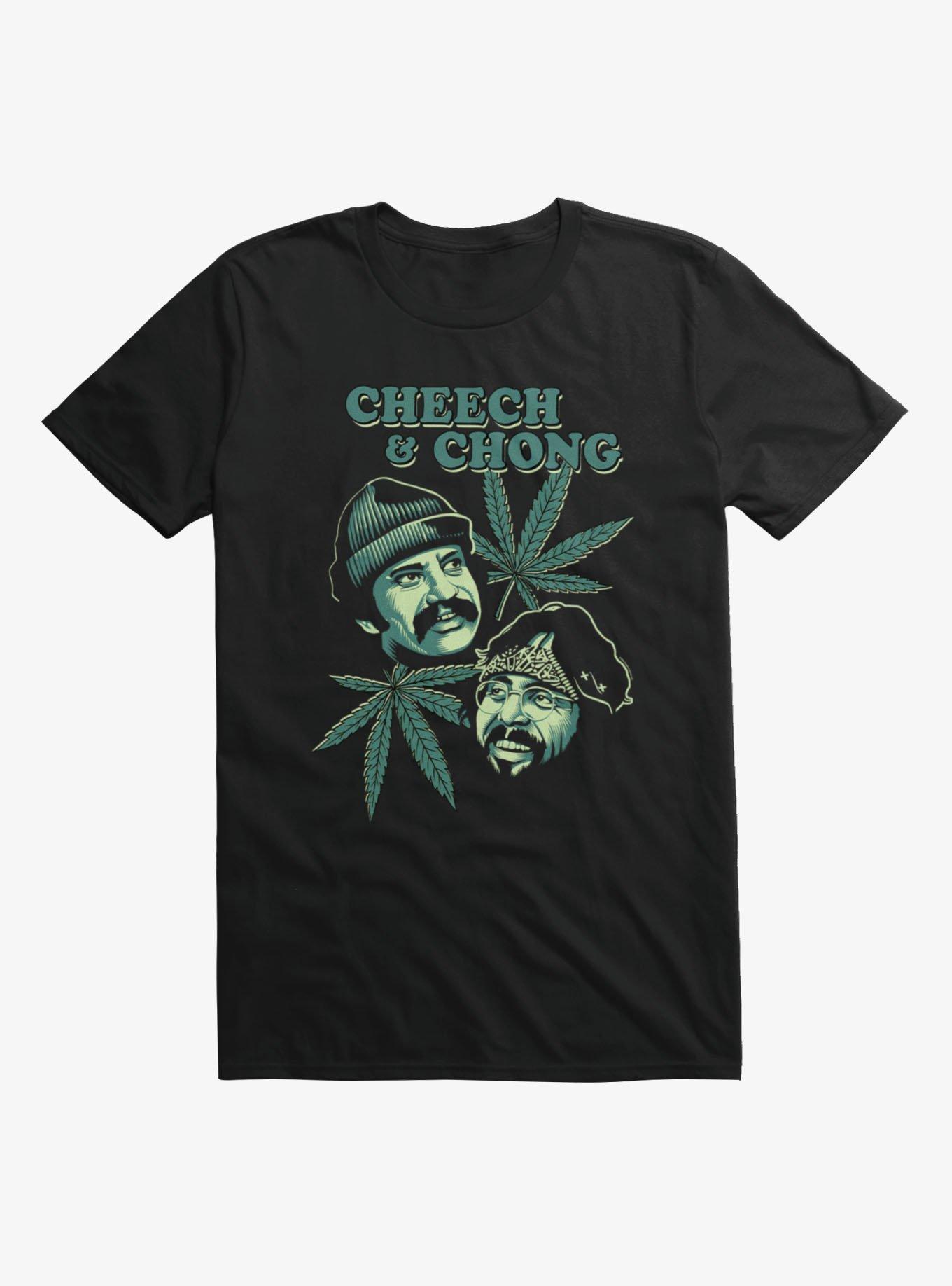 Cheech & Chong Green Leaf Happy T-Shirt