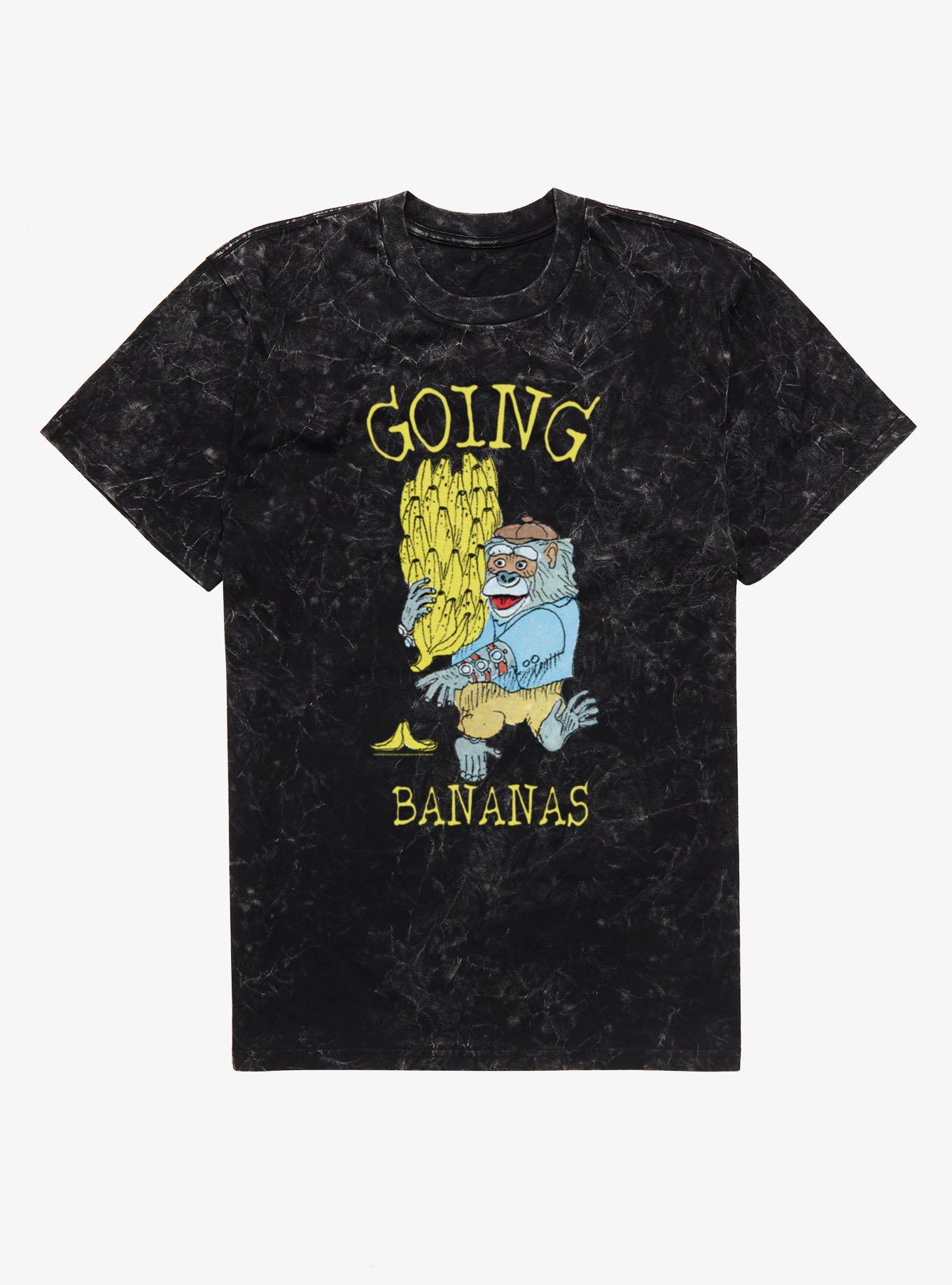 Richard Scarry's Bananas Gorilla Going Bananas Mineral Wash T-Shirt