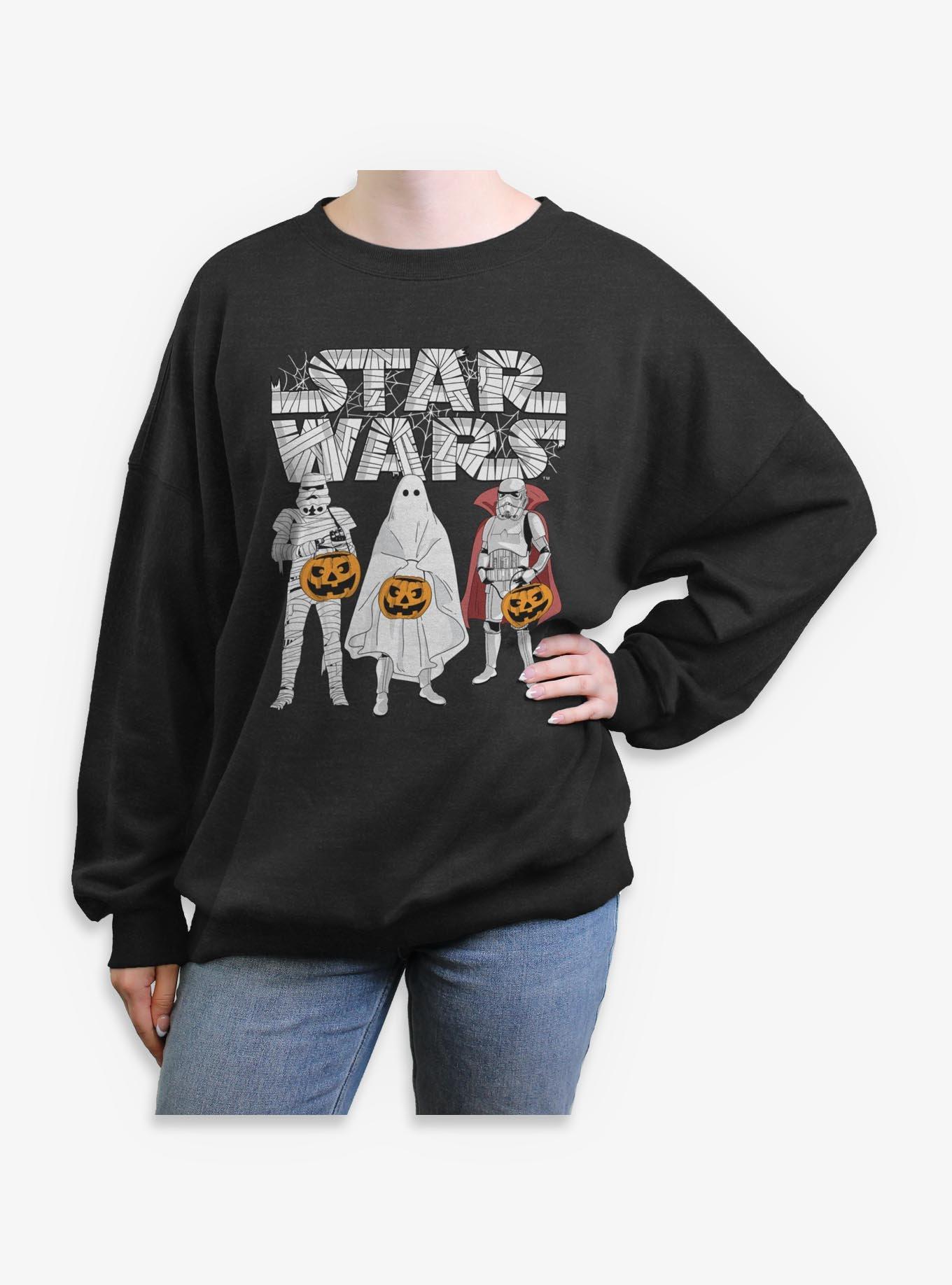 Star Wars Halloween Dress Up Womens Oversized Sweatshirt