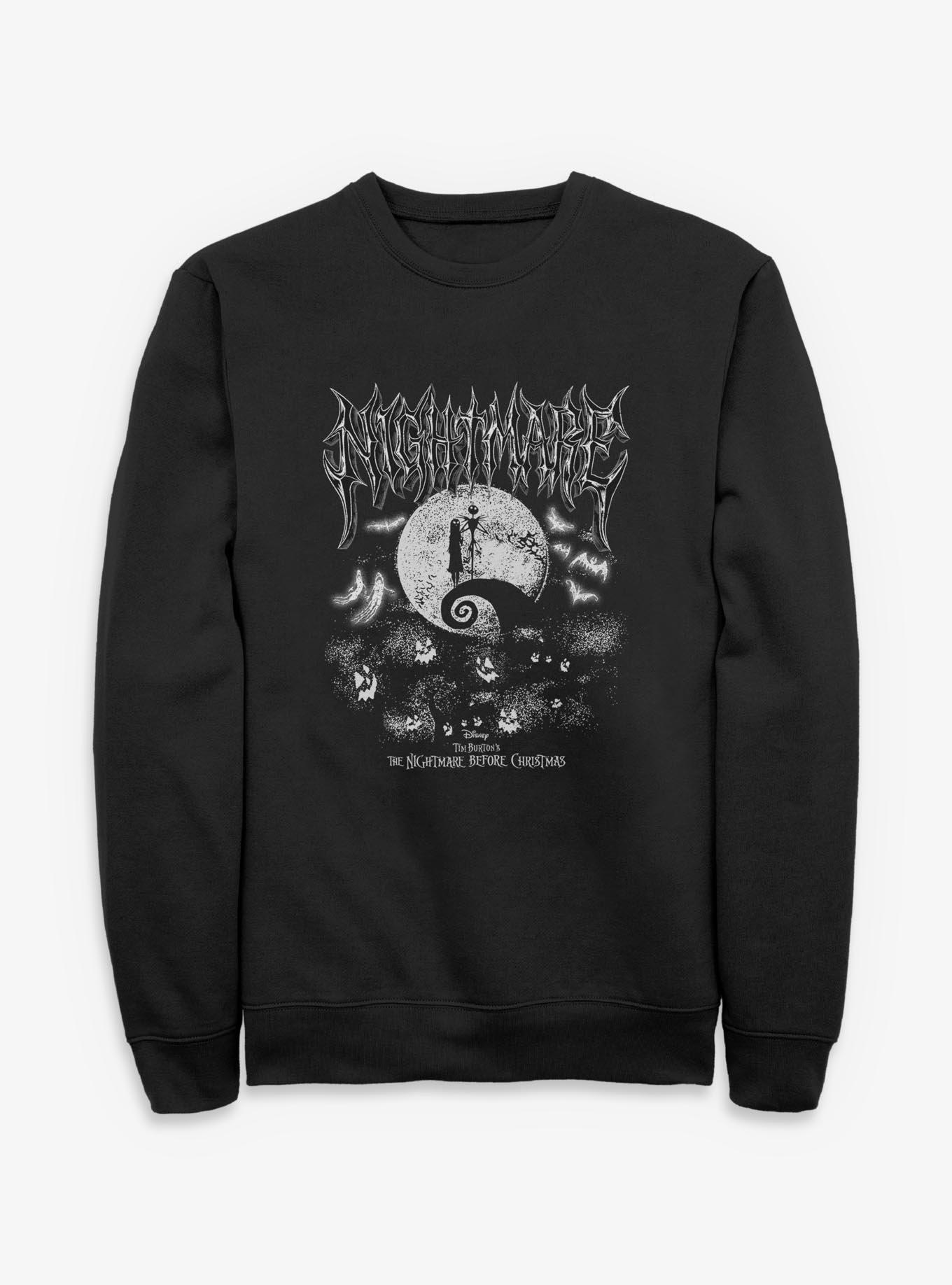 Disney The Nightmare Before Christmas Ghostly Spiral Hill Sweatshirt