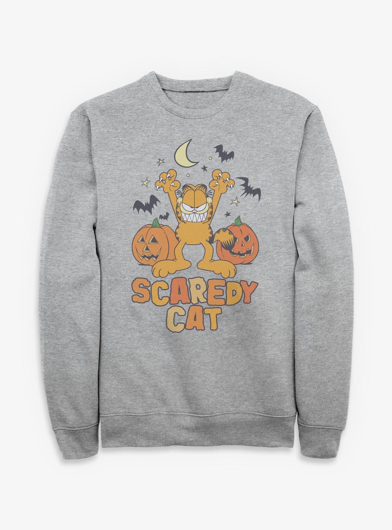 Garfield Orange Scaredy Cat Sweatshirt