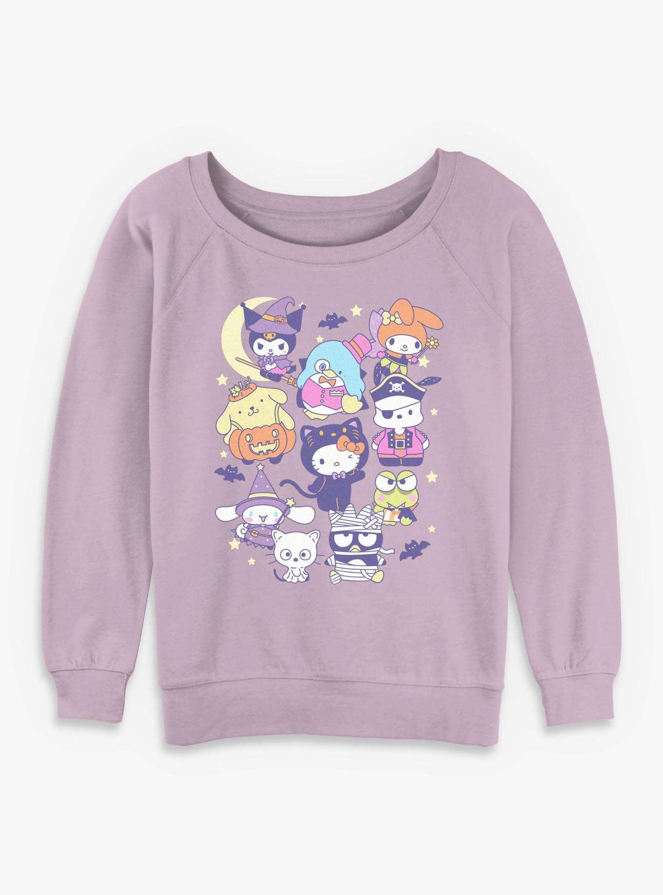Hello Kitty Hallowcuties Together Womens Slouchy Sweatshirt
