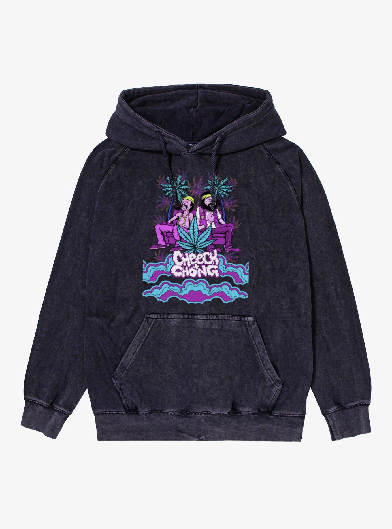 Cheech & Chong Inda Couch Mineral Wash Hoodie