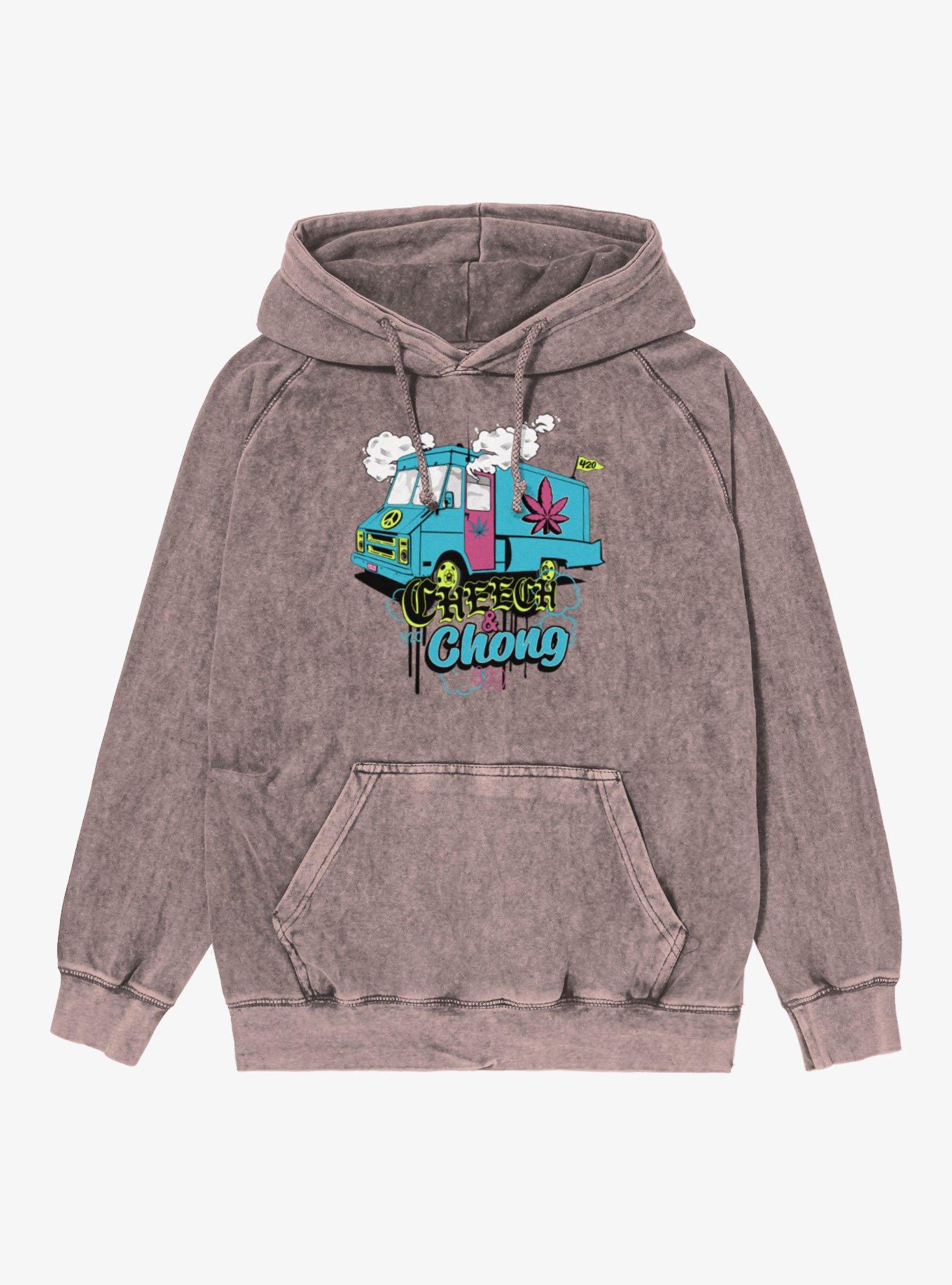 Cheech & Chong Hot Box Mobile Mineral Wash Hoodie