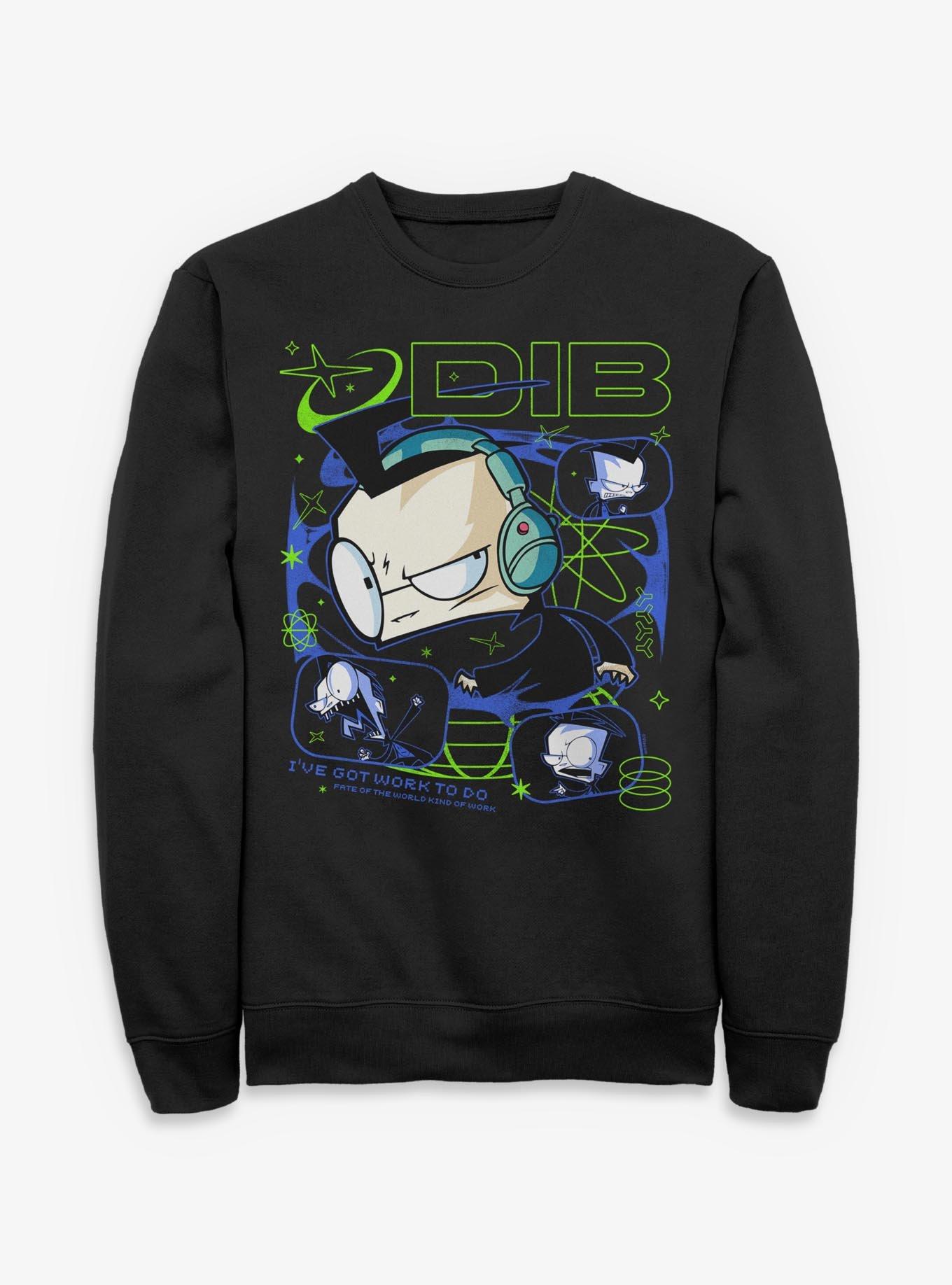 Invader ZIM Dib Tech Portrait Sweatshirt Hot Topic Exclusive