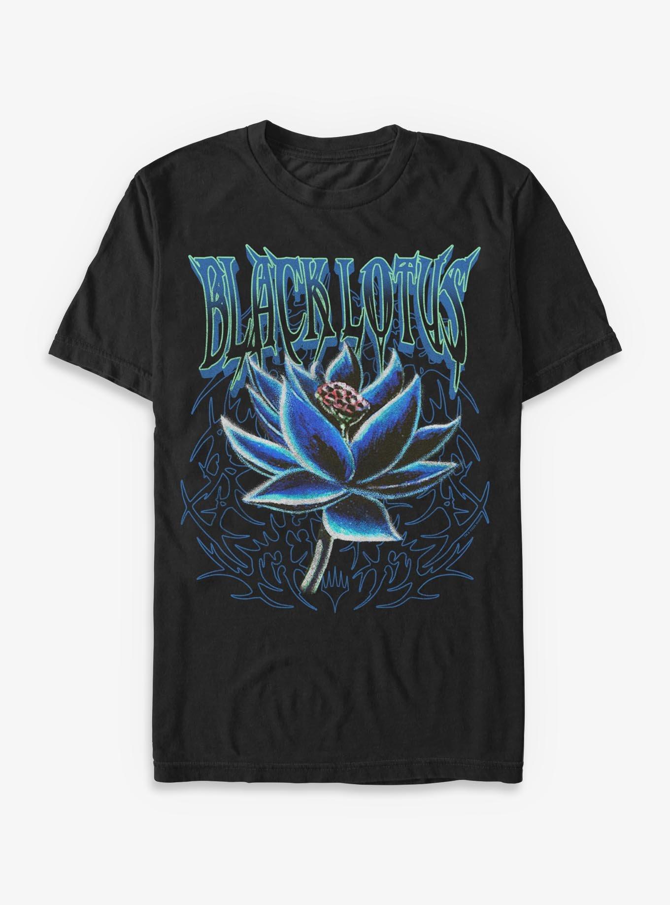 Magic: The Gathering Black Lotus T-Shirt Hot Topic Exclusive, BLACK, hi-res view 1