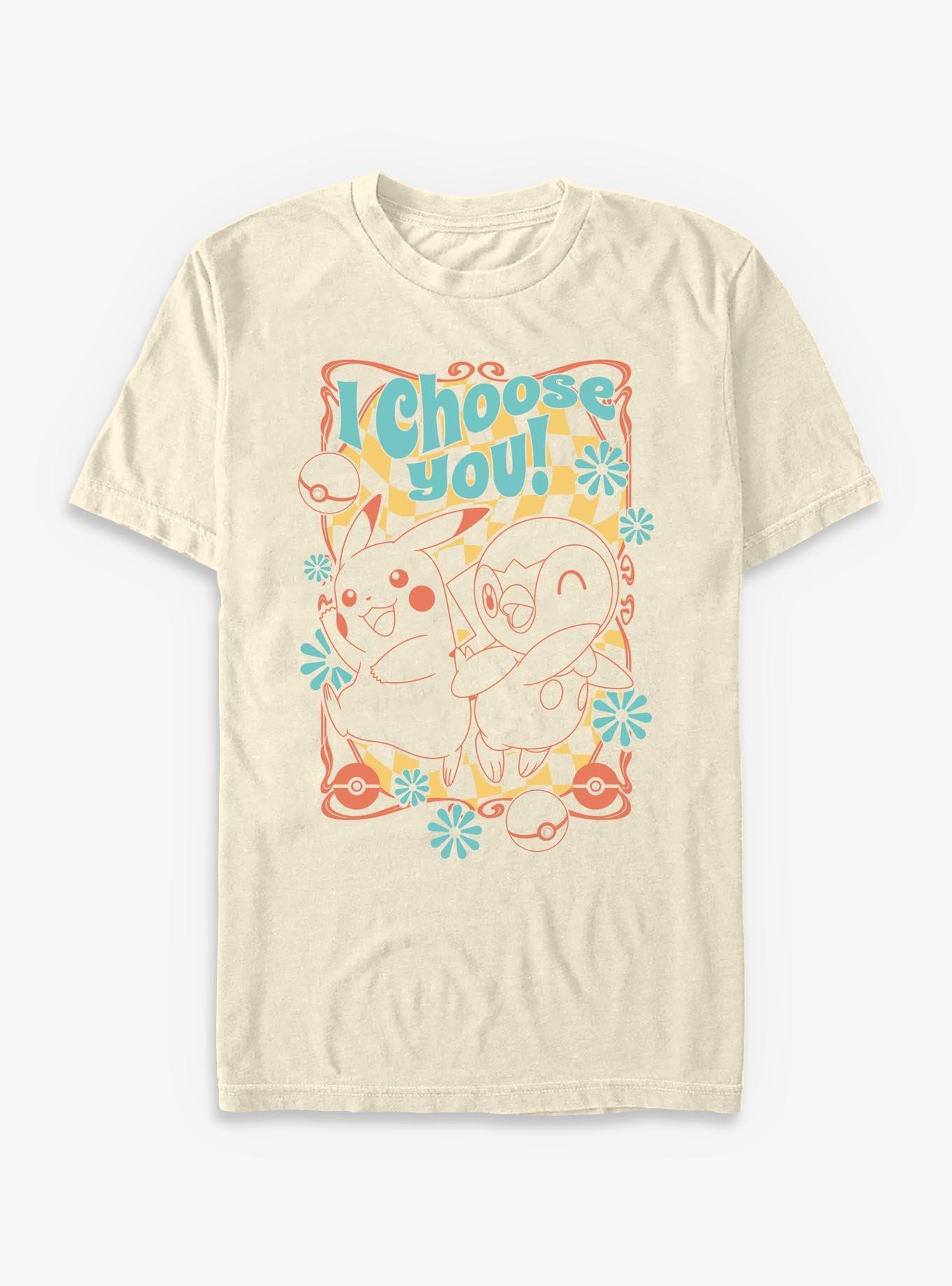 Pokemon I Choose You T-Shirt Hot Topic Exclusive, OFF WHITE, hi-res view 1