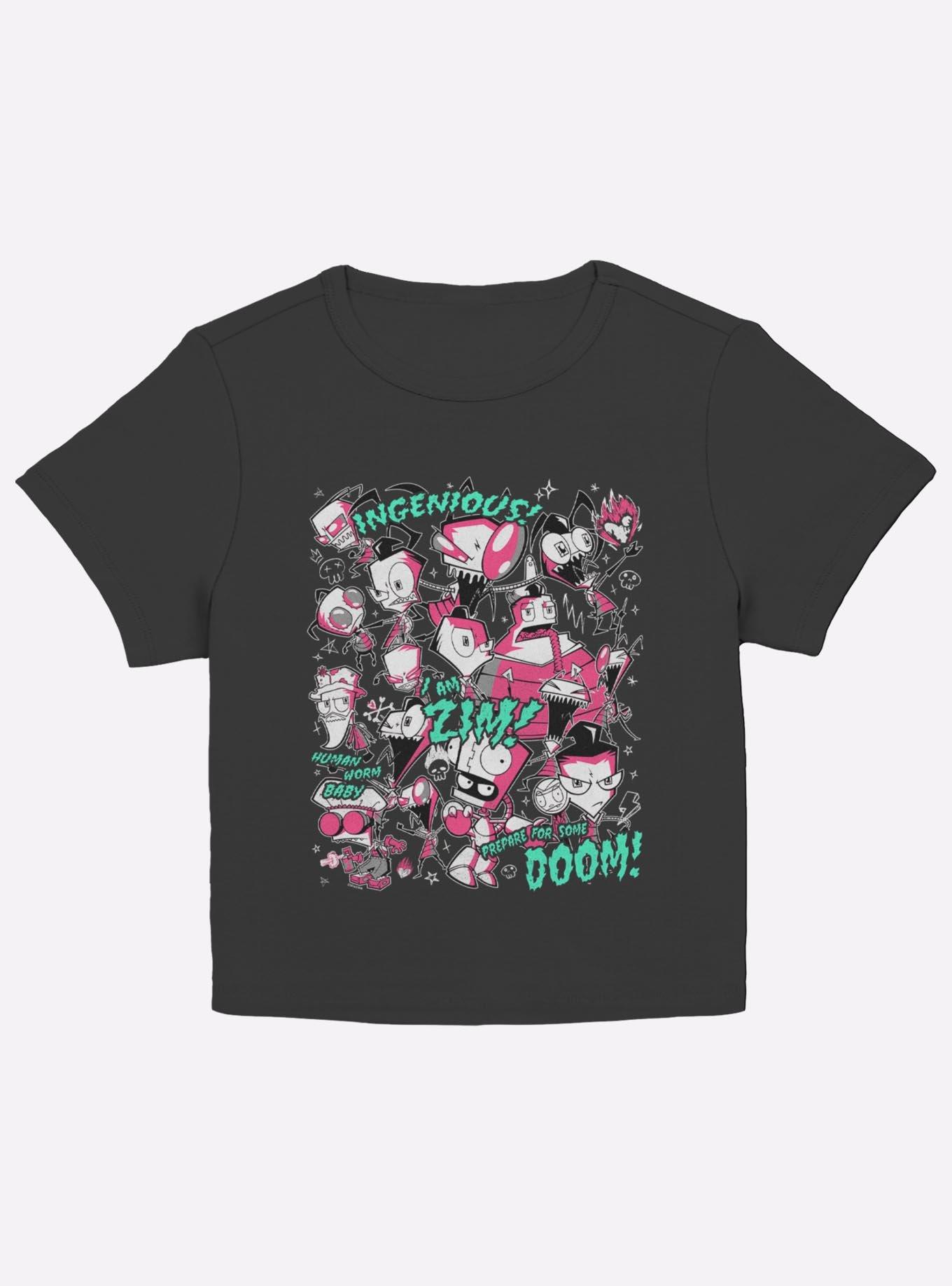 Invader ZIM I Am Zim Girls Baby T-Shirt Hot Topic Exclusive, BLACK, hi-res view 1