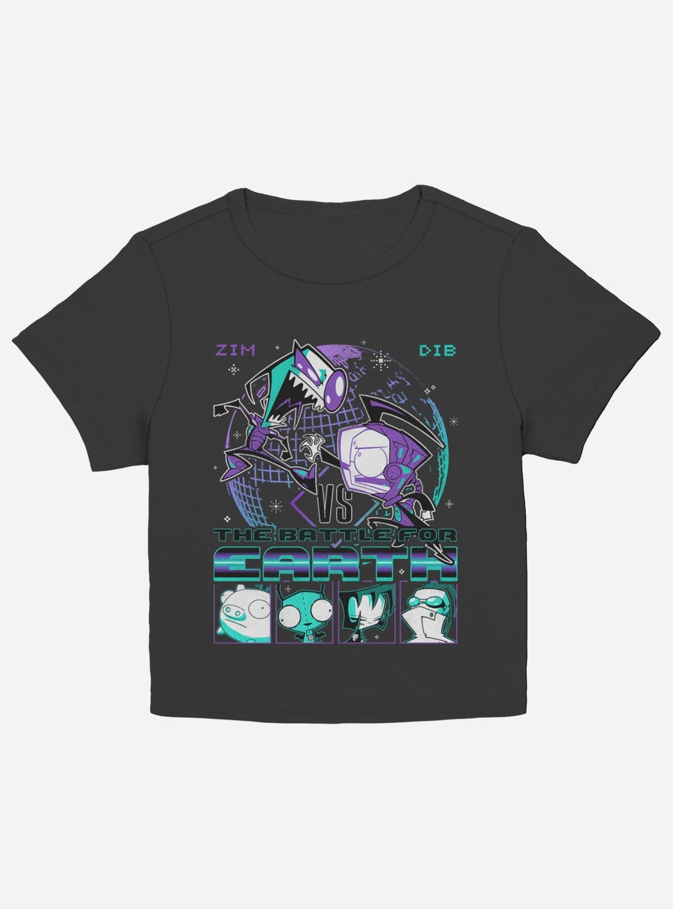 Invader ZIM Vs Dib Battle Girls Baby T-Shirt Hot Topic Exclusive