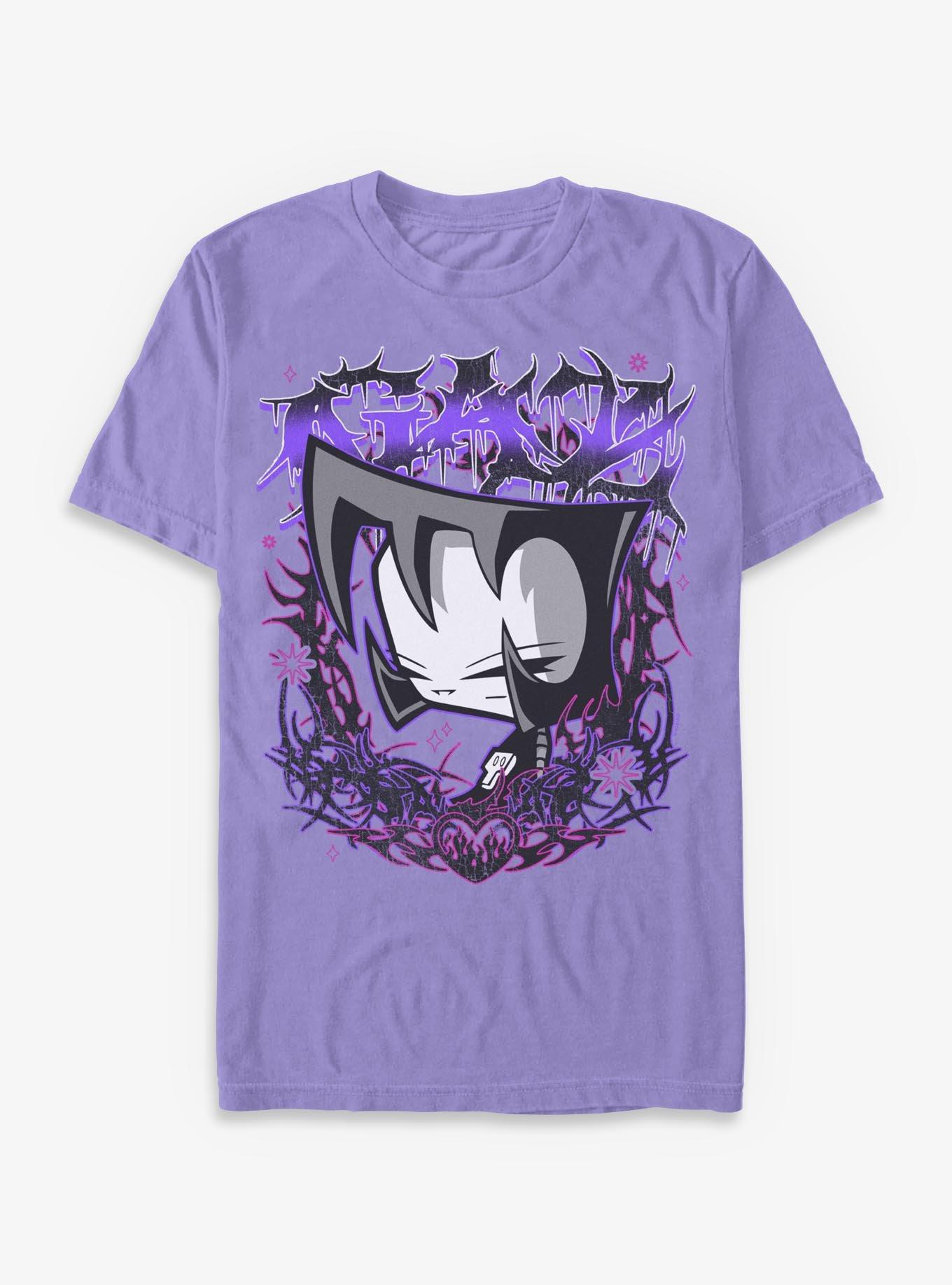 COMFORTCOLORS Invader ZIM Gaz Metal Portrait Garment Dye T-Shirt Hot Topic Exclusive