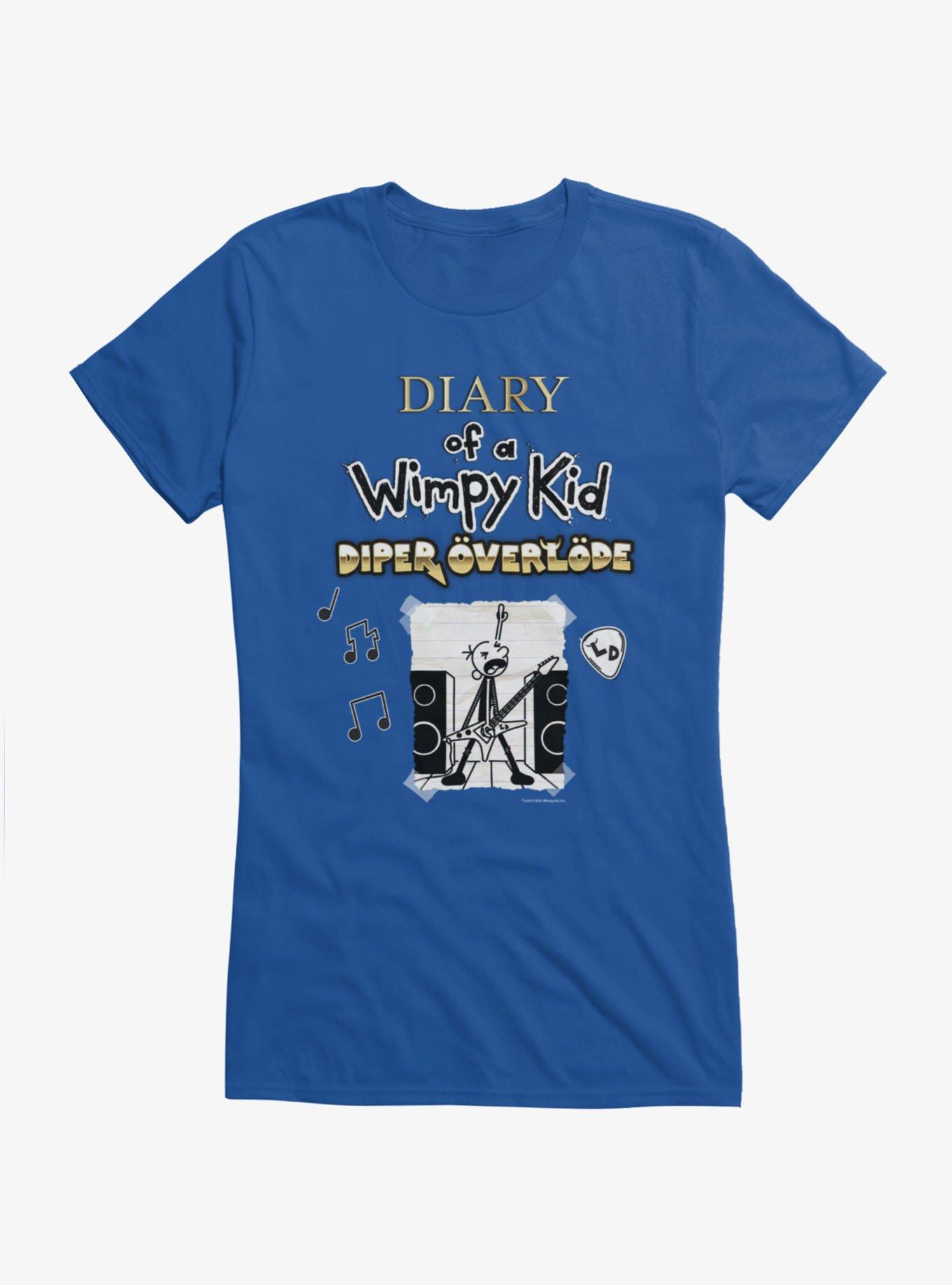 Diary Of A Wimpy Kid Diper Overlode Girls T-Shirt, ROYAL, hi-res view 1