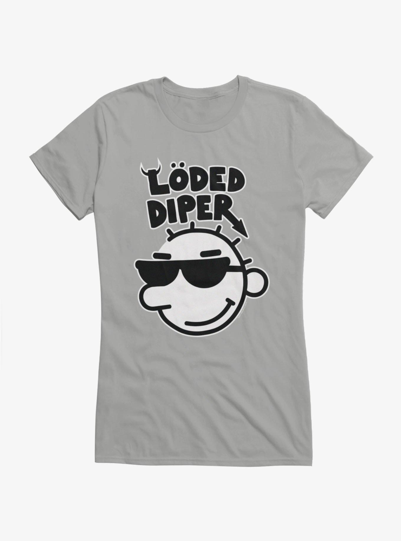 Diary Of A Wimpy Kid Loded Diper Logo Girls T-Shirt