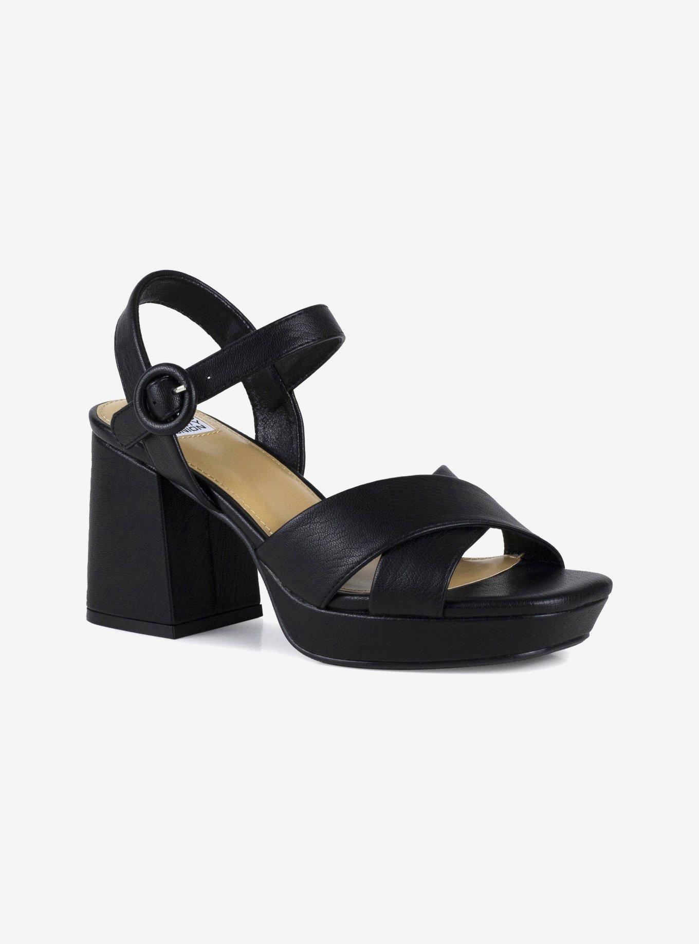 Emely Black Platform Sandal