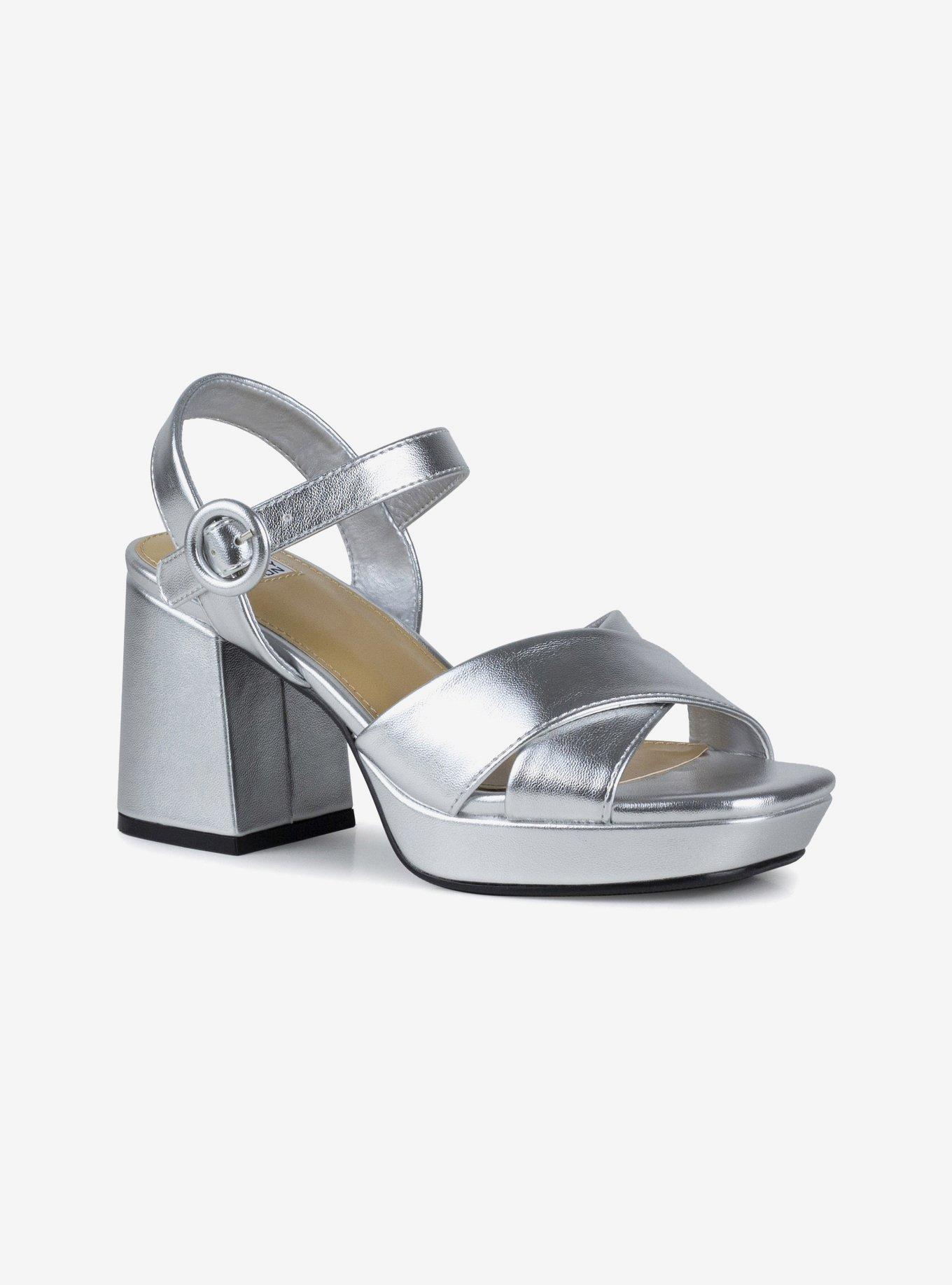 Emely Silver Platform Sandal