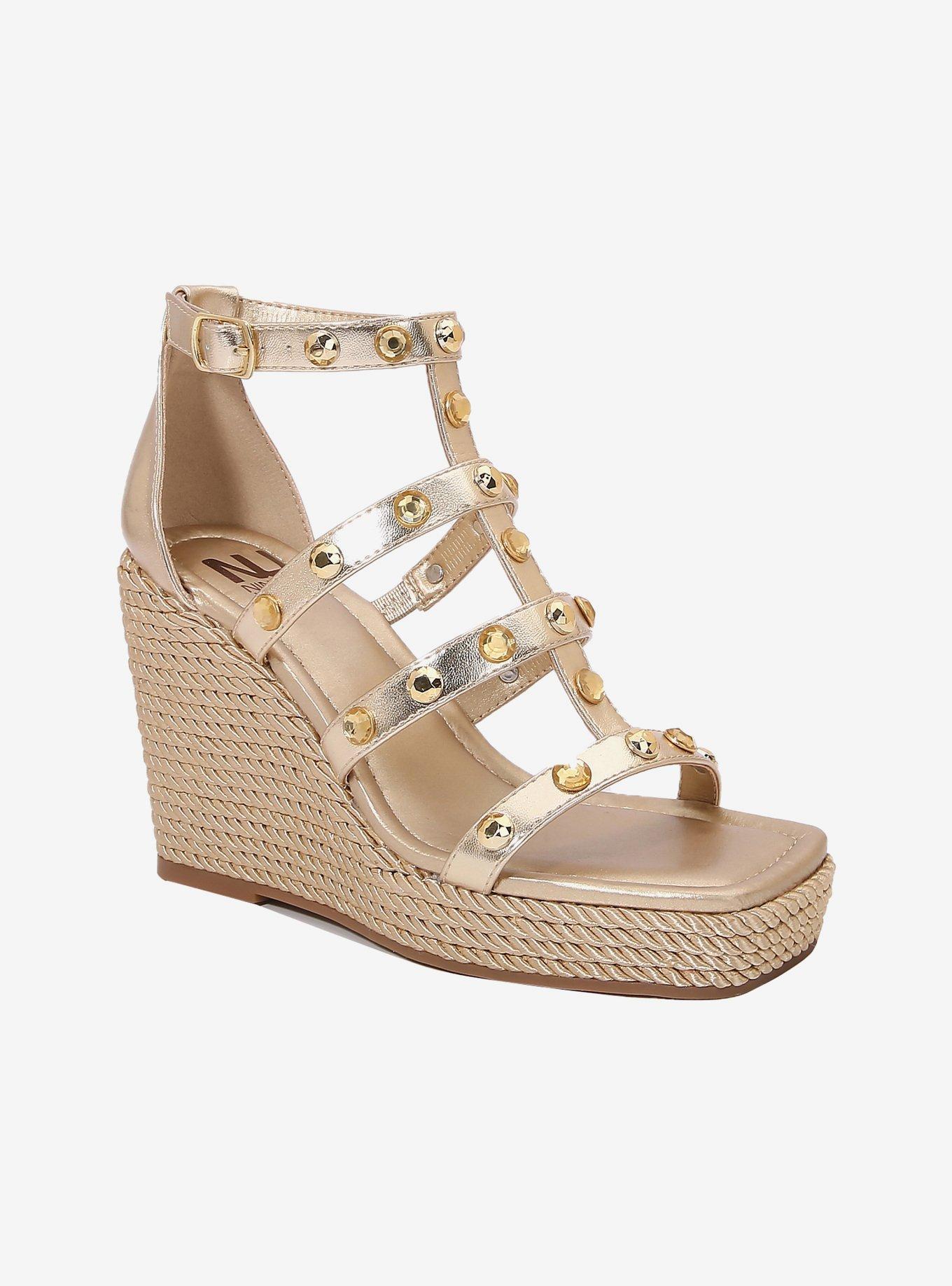 Panda Gold Strap Wedge