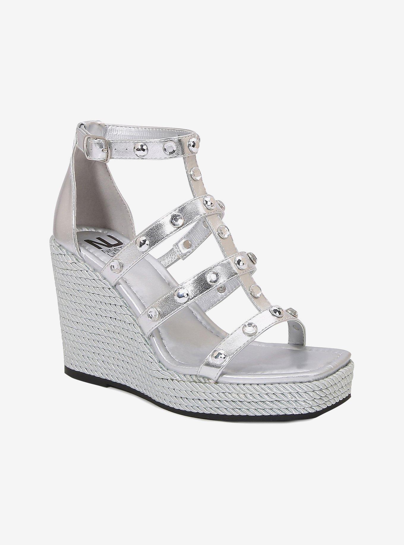 Panda Silver Strap Wedge