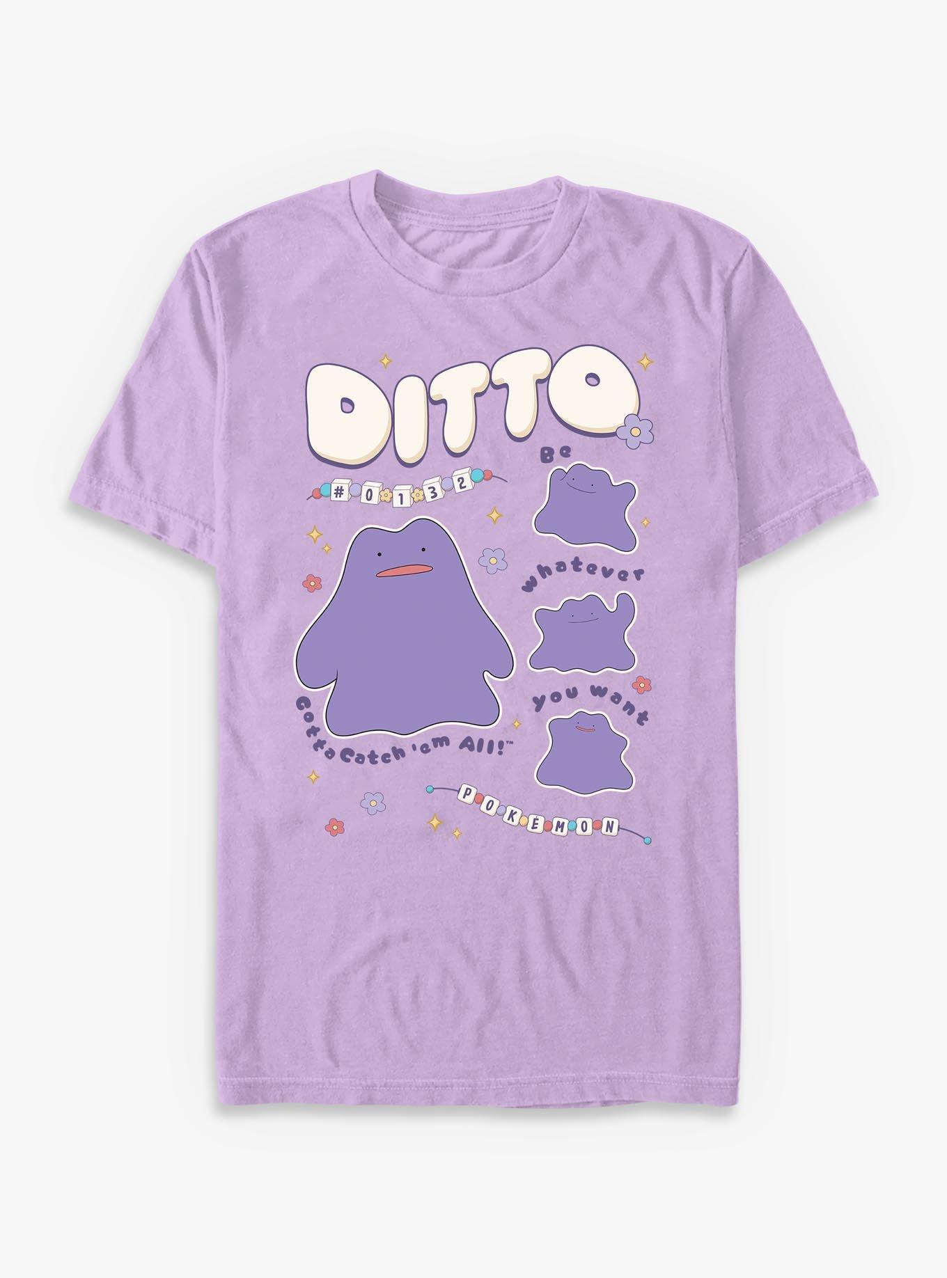 COMFORTCOLORS Pokemon Ditto Collage Garment Dye T-Shirt Hot Topic Exclusive