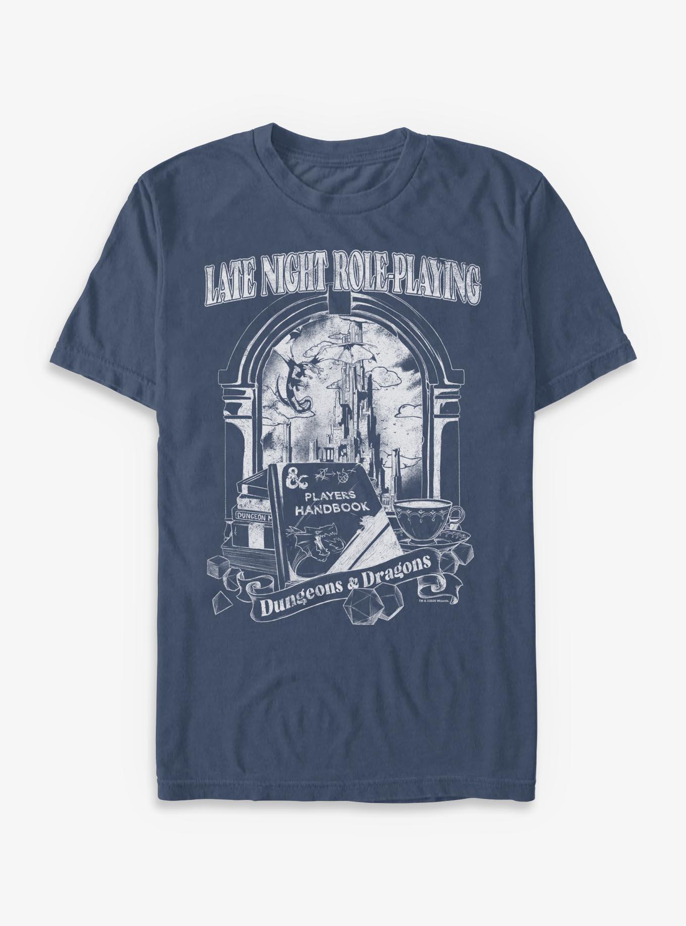 COMFORTCOLORS Dungeons & Dragons Romantasy Dice Garment Dye T-Shirt Hot Topic Exclusive