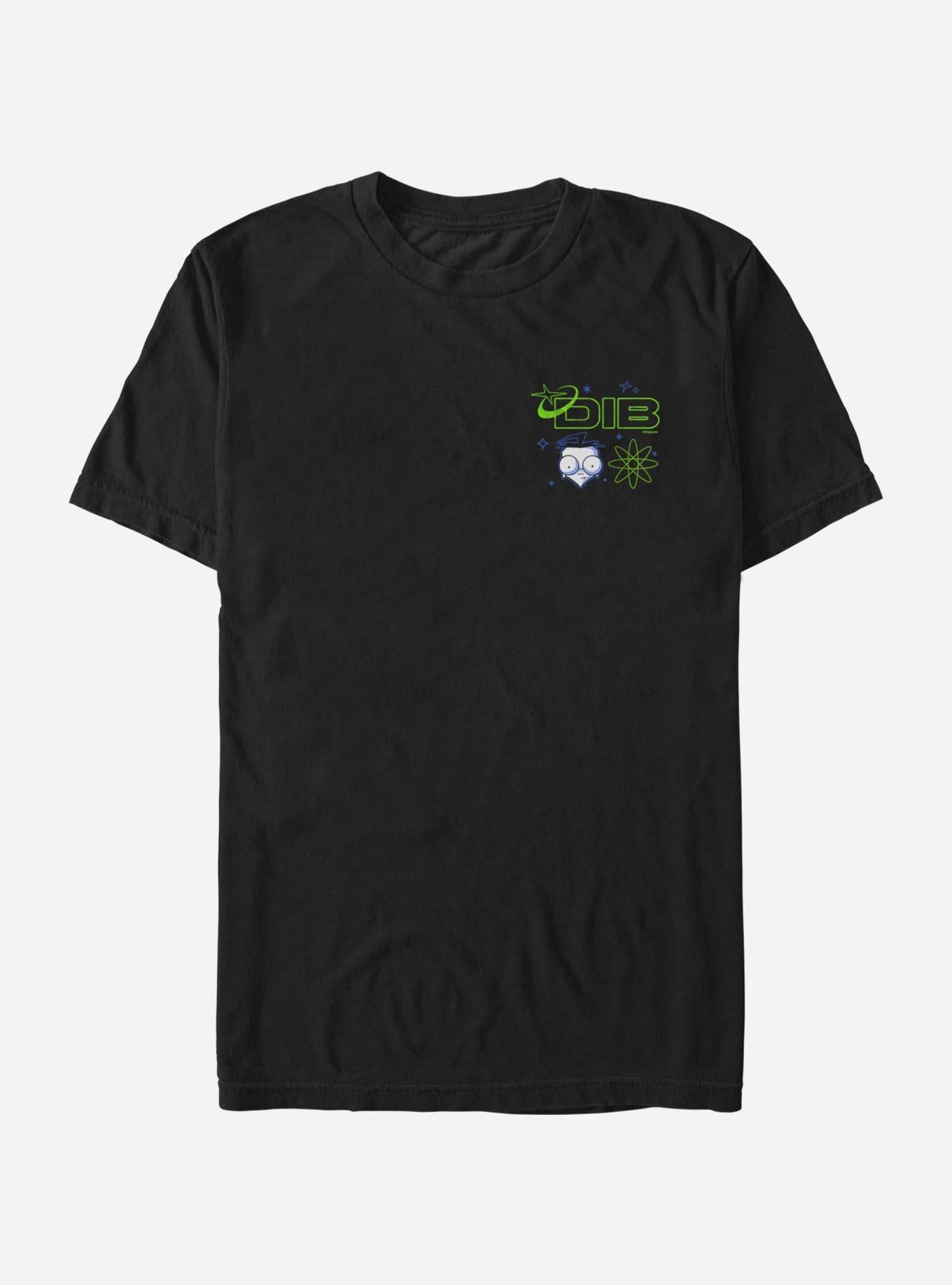 Invader ZIM Dib Tech T-Shirt Hot Topic Exclusive, BLACK, hi-res view 1