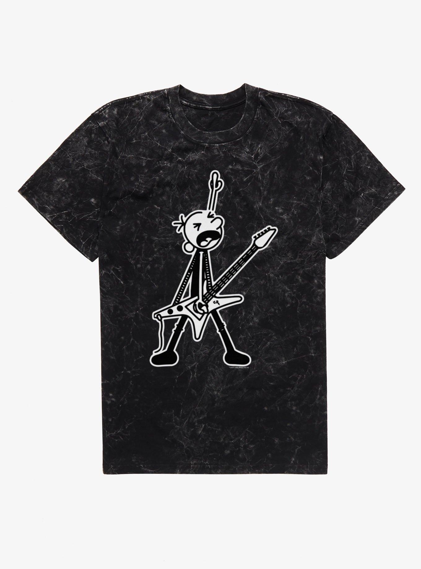 Diary Of A Wimpy Kid Rock Guitar Solo Mineral Wash T-Shirt