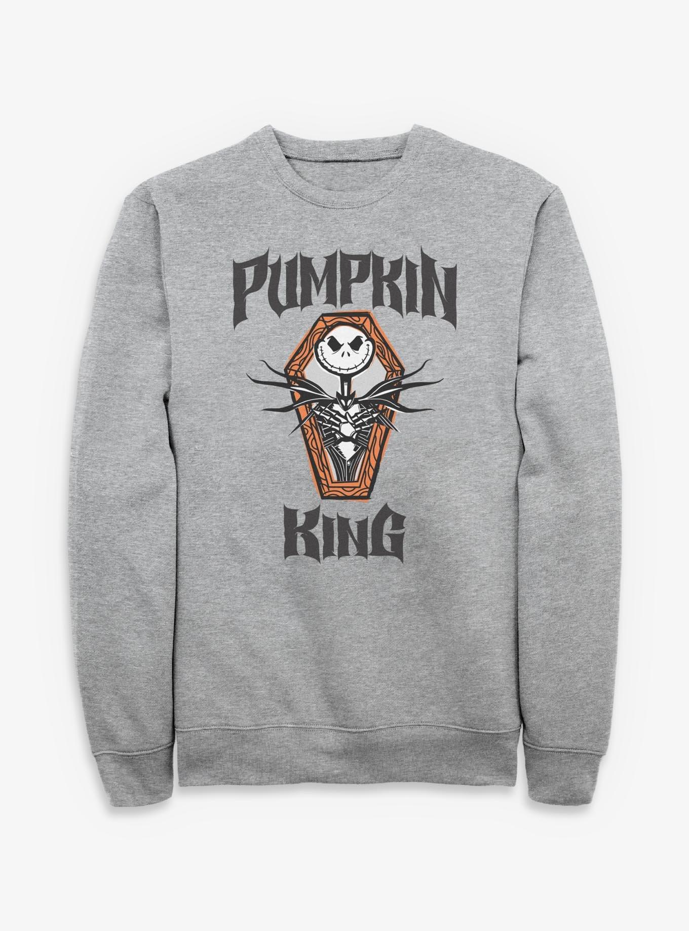 NULL Disney The Nightmare Before Christmas Pumpkin King Coffin Sweatshirt