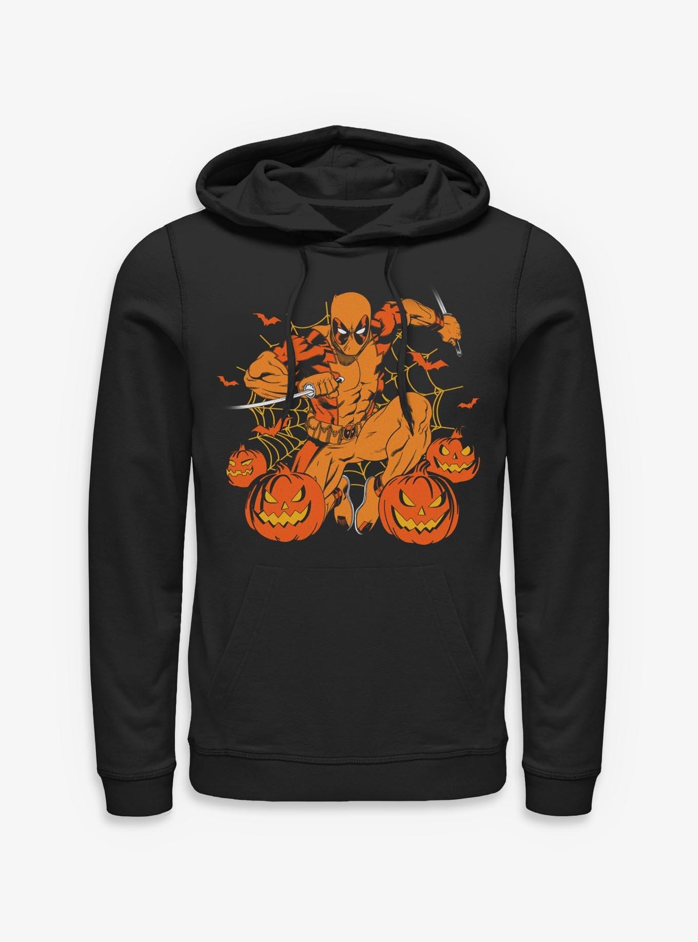 NULL Marvel Deadpool Halloween Pumpkin Hoodie