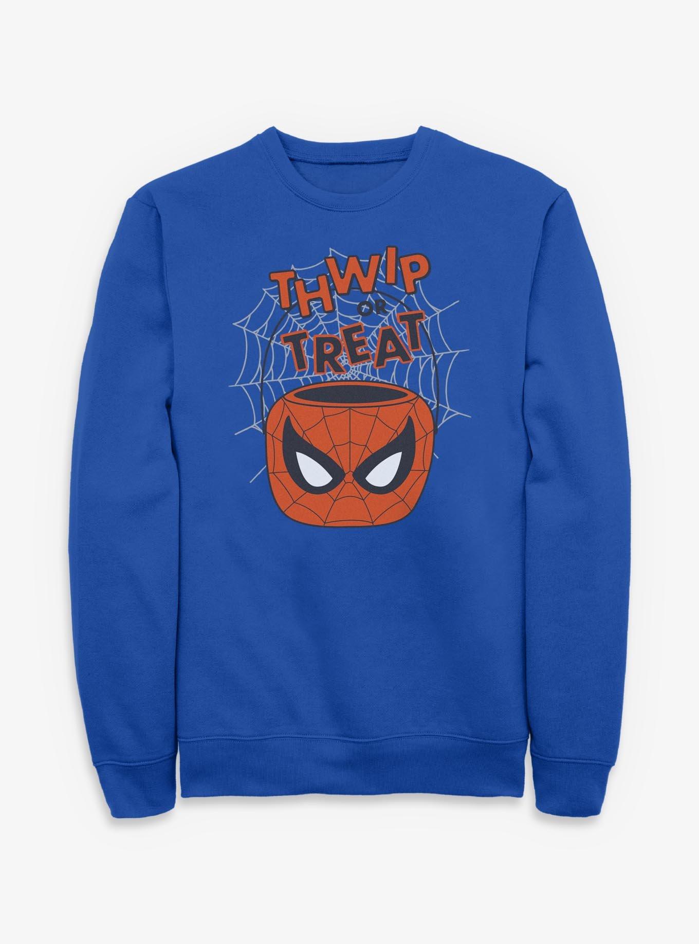 NULL Marvel Spider-Man Spidey Halloween Bucket Sweatshirt