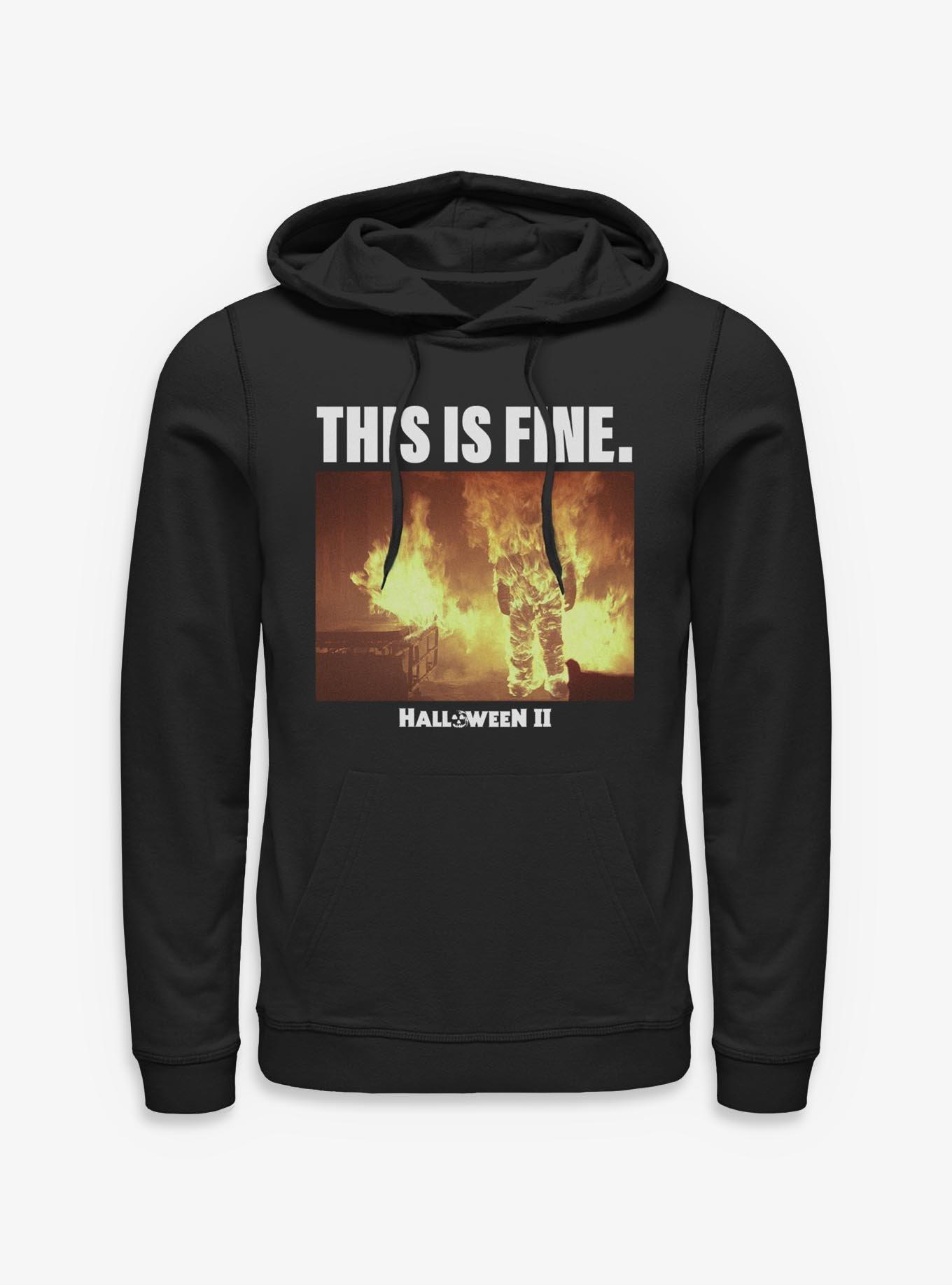 NULL Halloween II This Is Fine Hoodie