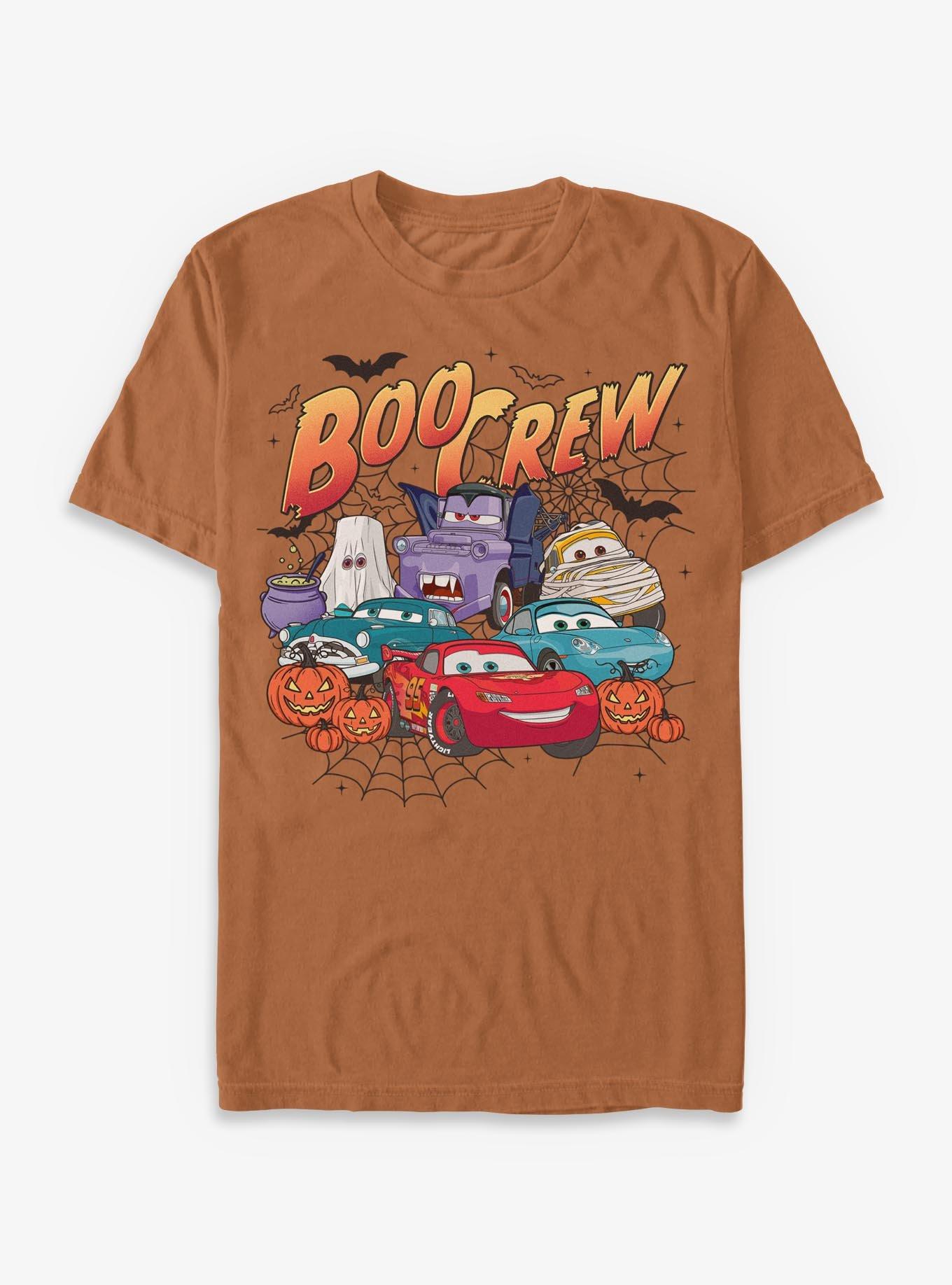 COMFORTCOLORS Disney Pixar Cars Boo Crew Garment Dye T-Shirt