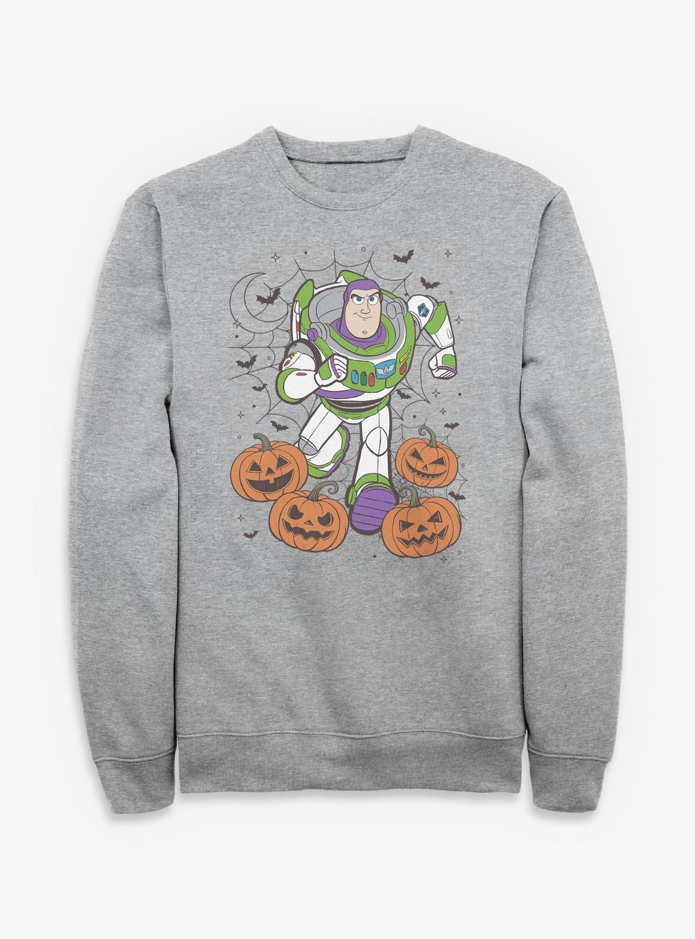 NULL Disney Pixar Toy Story 4 Buzz Halloween Pumpkin Sweatshirt