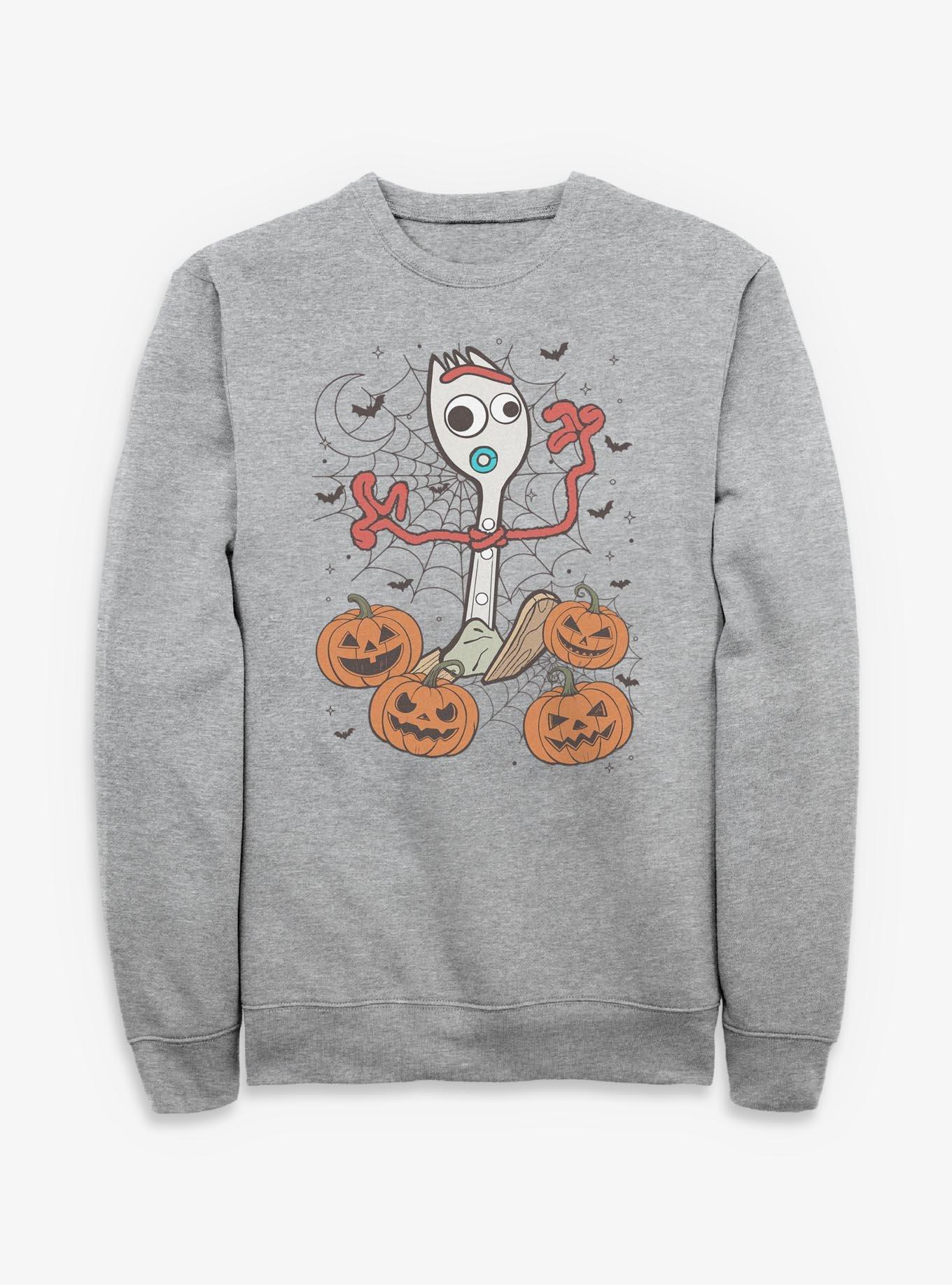 NULL Disney Pixar Toy Story 4 Forky Halloween Pumpkin Sweatshirt