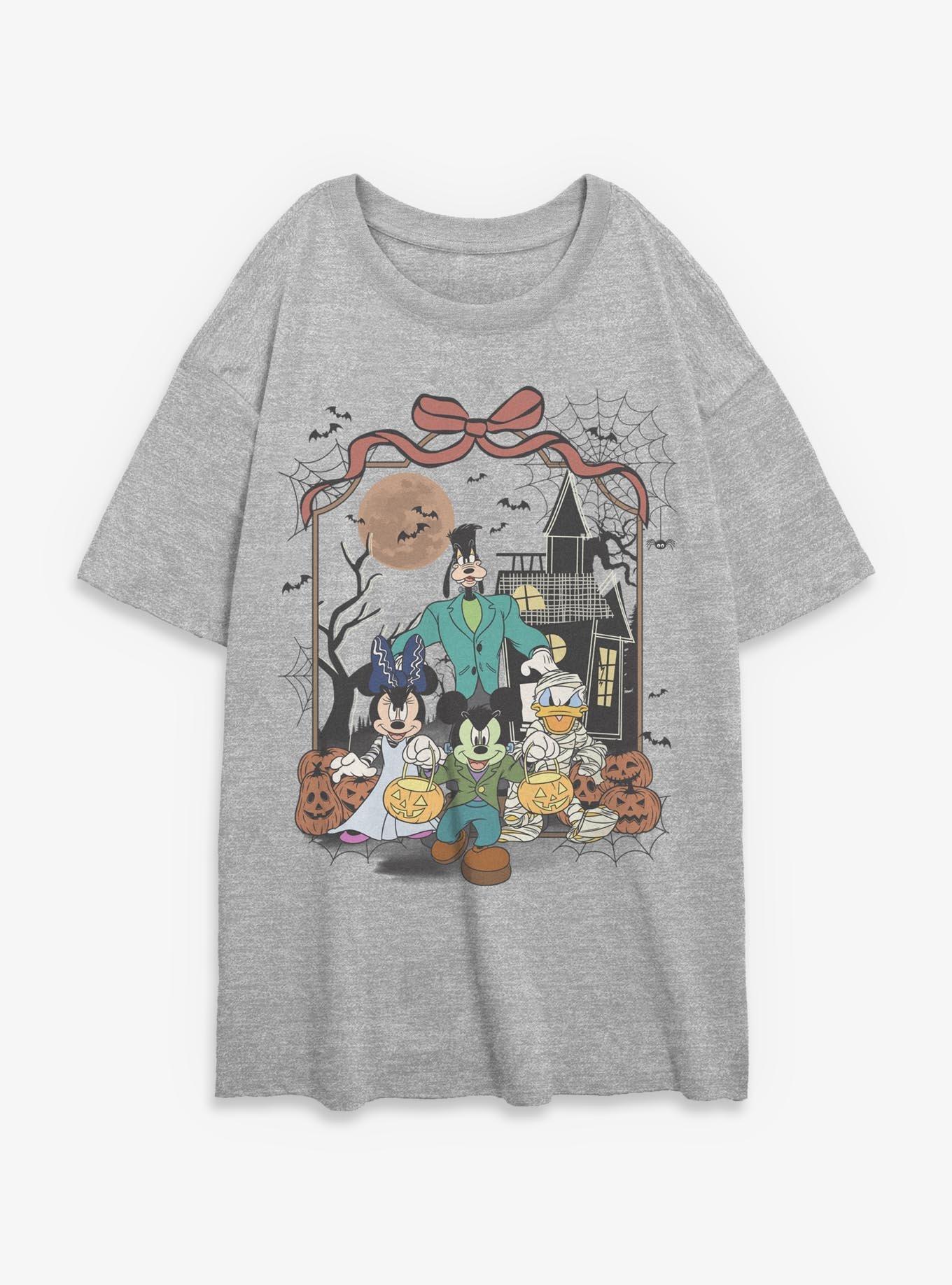 Disney Mickey Mouse & Friends Halloween Night Girls Oversized T-Shirt