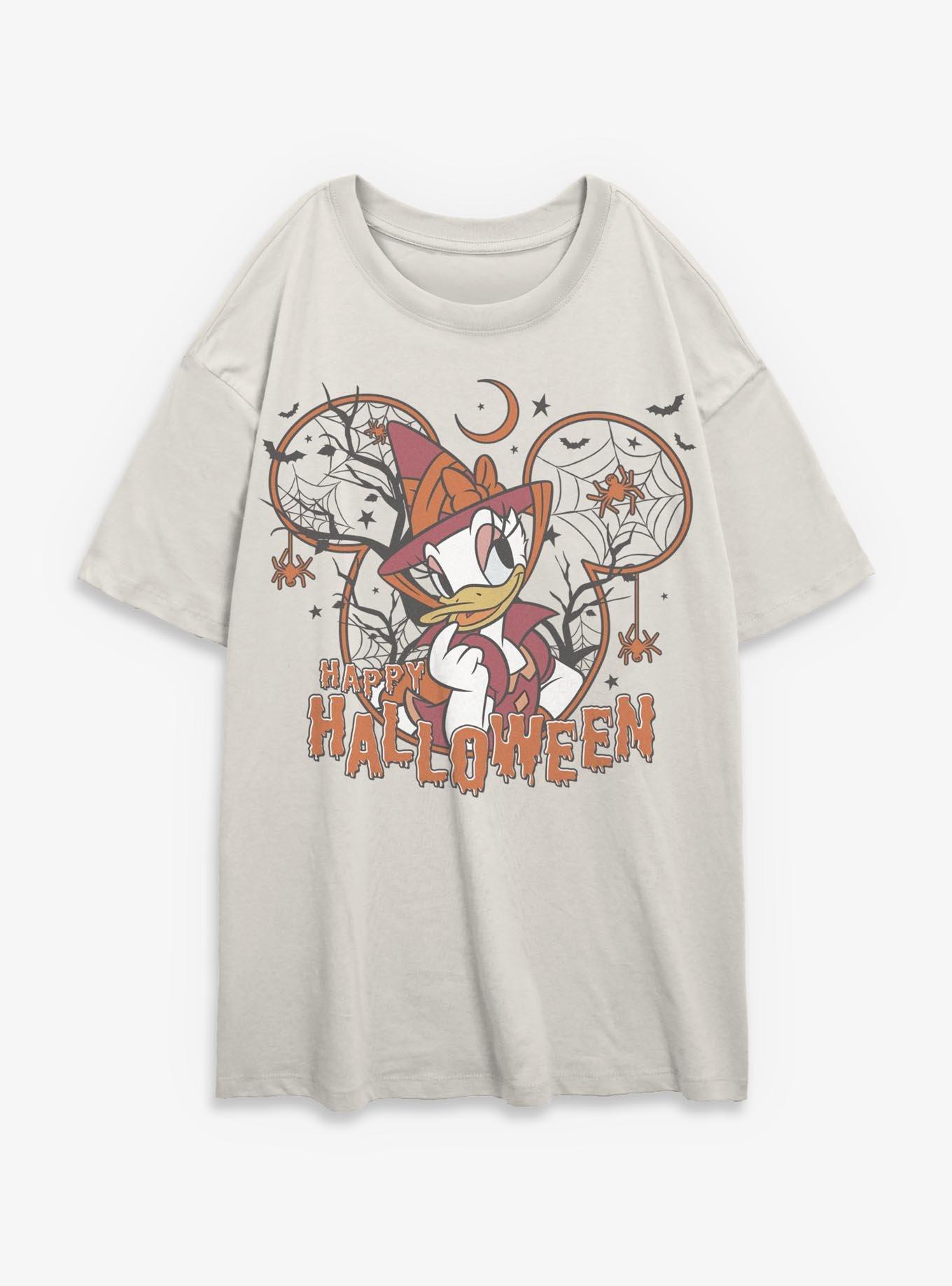 Disney Daisy Duck Halloween Girls Oversized T-Shirt