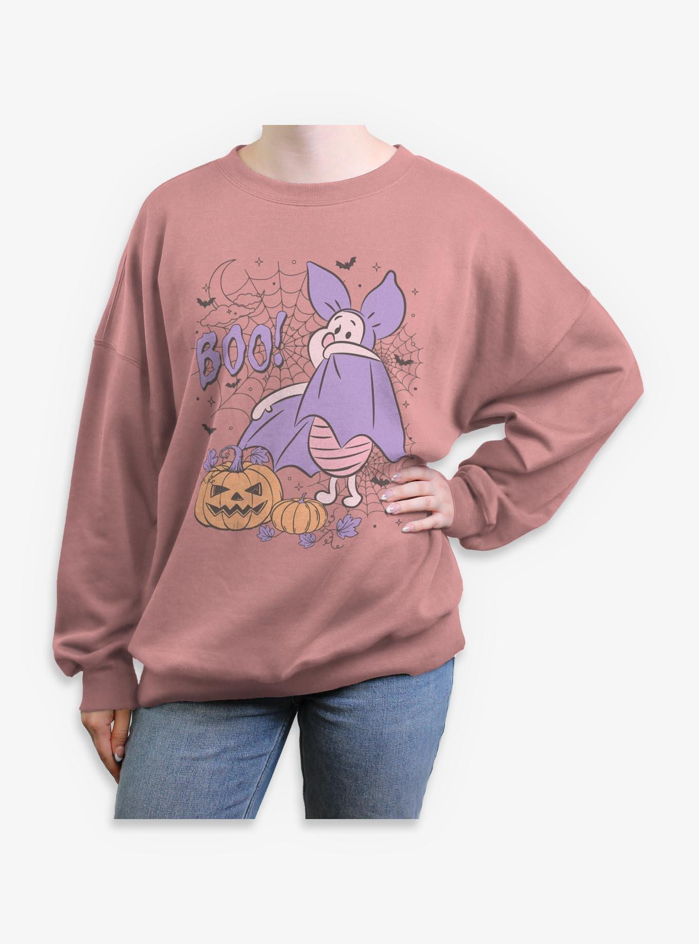 Disney Winnie The Pooh Boo Piglet Girls Oversized Sweatshirt