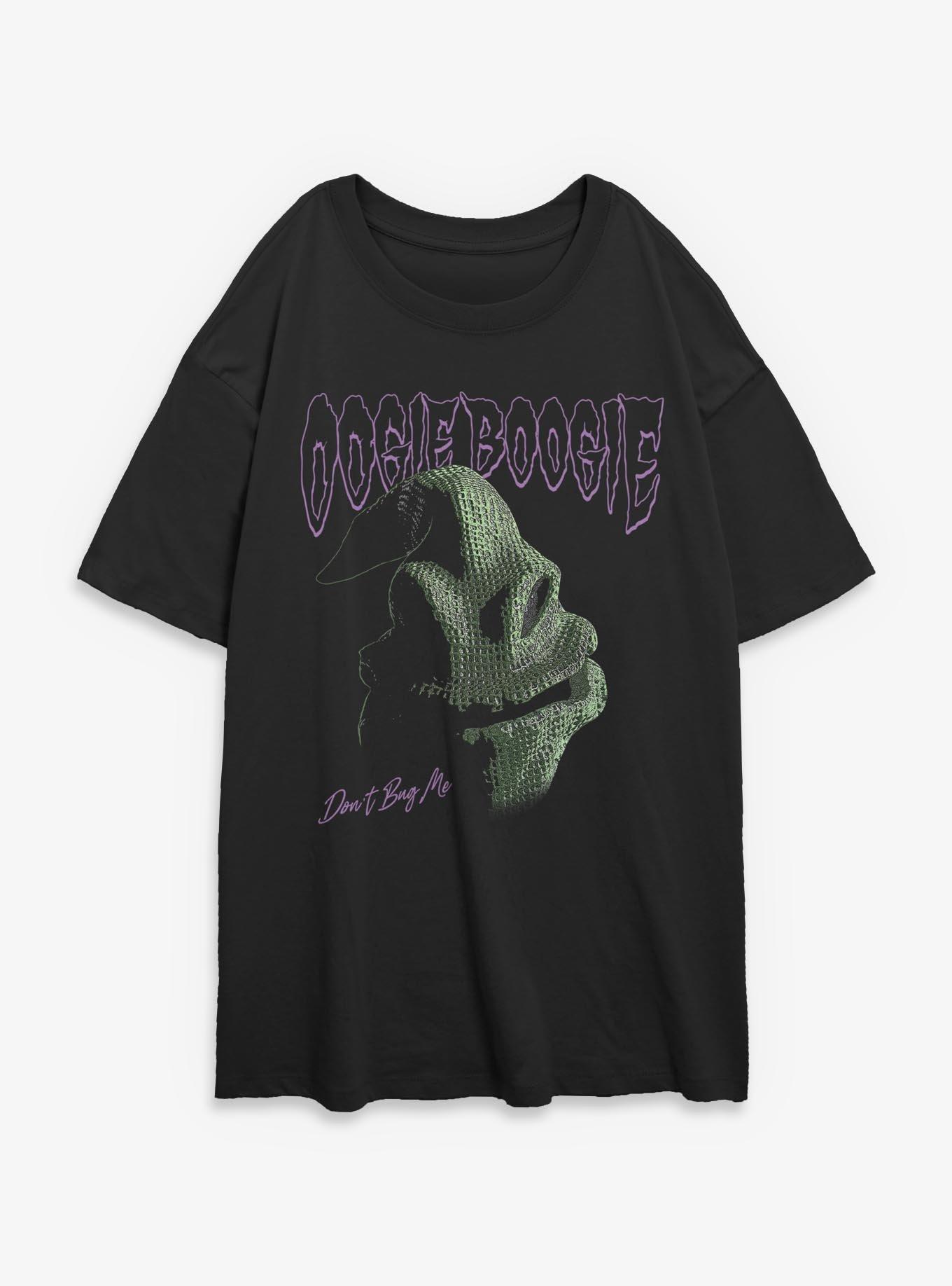 Disney The Nightmare Before Christmas Oogie Boogie Face Girls Oversized T-Shirt