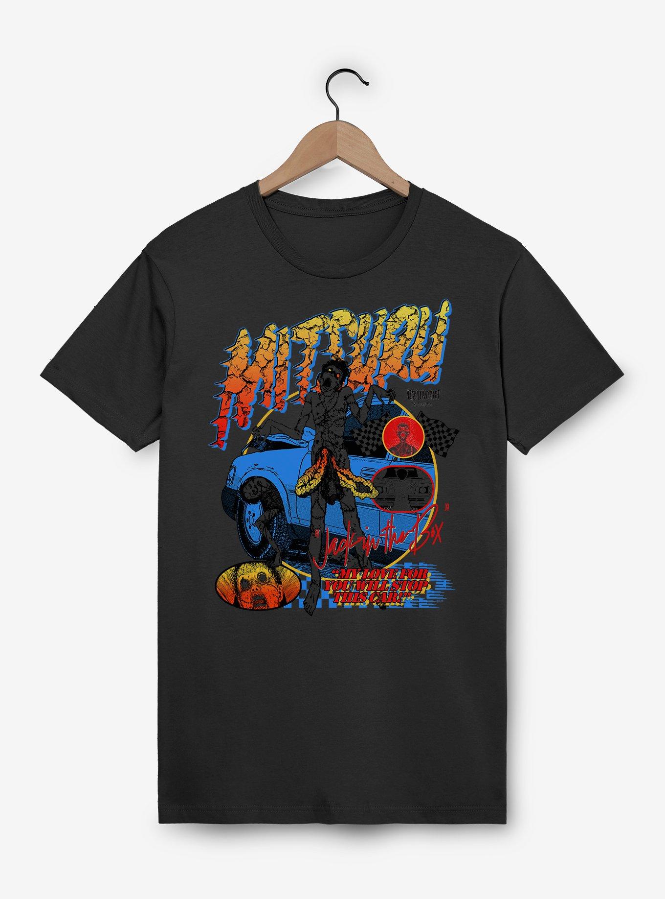 Junji Ito Uzumaki Mitsuru Jack The Box Racing T-Shirt